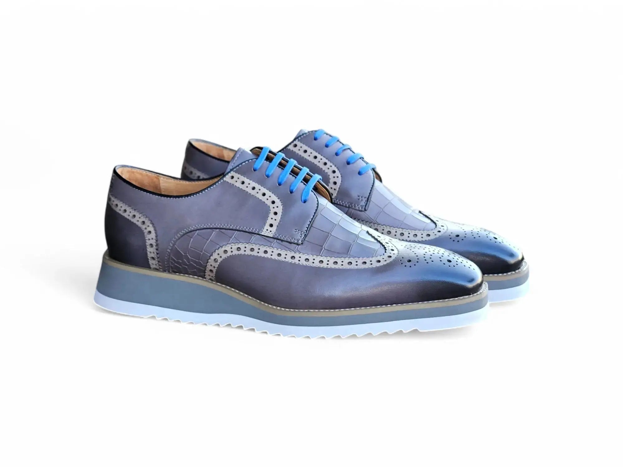 Carrucci Shoes Gorgeous Lace Up Oxford Men’s Leather KS51535