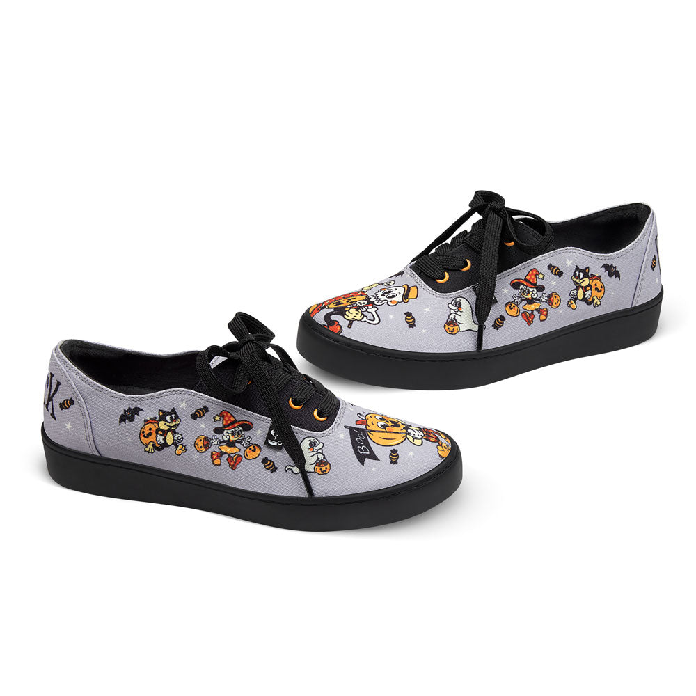 Chocolaticas Haunted Parade Casual Sneaker Fabric Gray