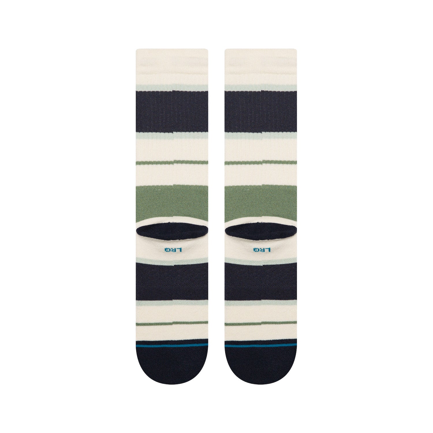Stance Striped Delight Butter Blend Crew Socks - Canvas