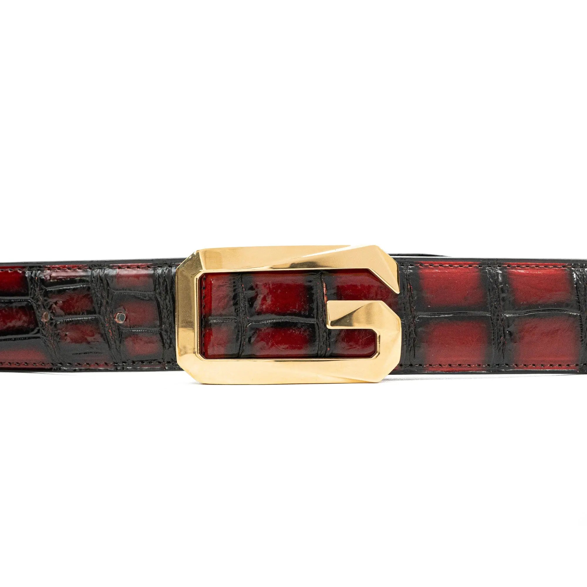 DIVINCH Patina Alligator Belt Genuine Alligator Skin DVG02