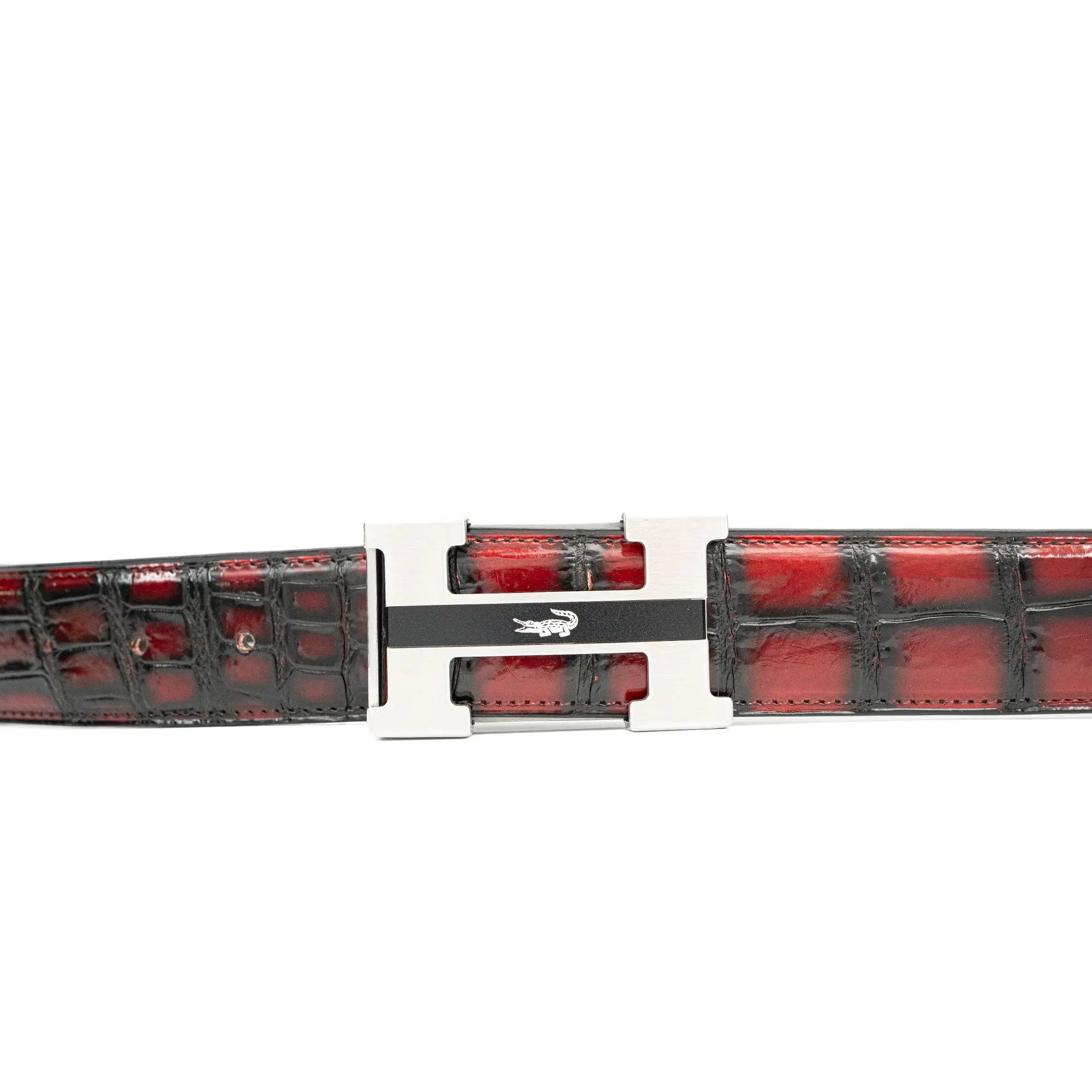 Divinch Handcrafted Genuine Alligator Leather Dress Belt 38mm DVG101