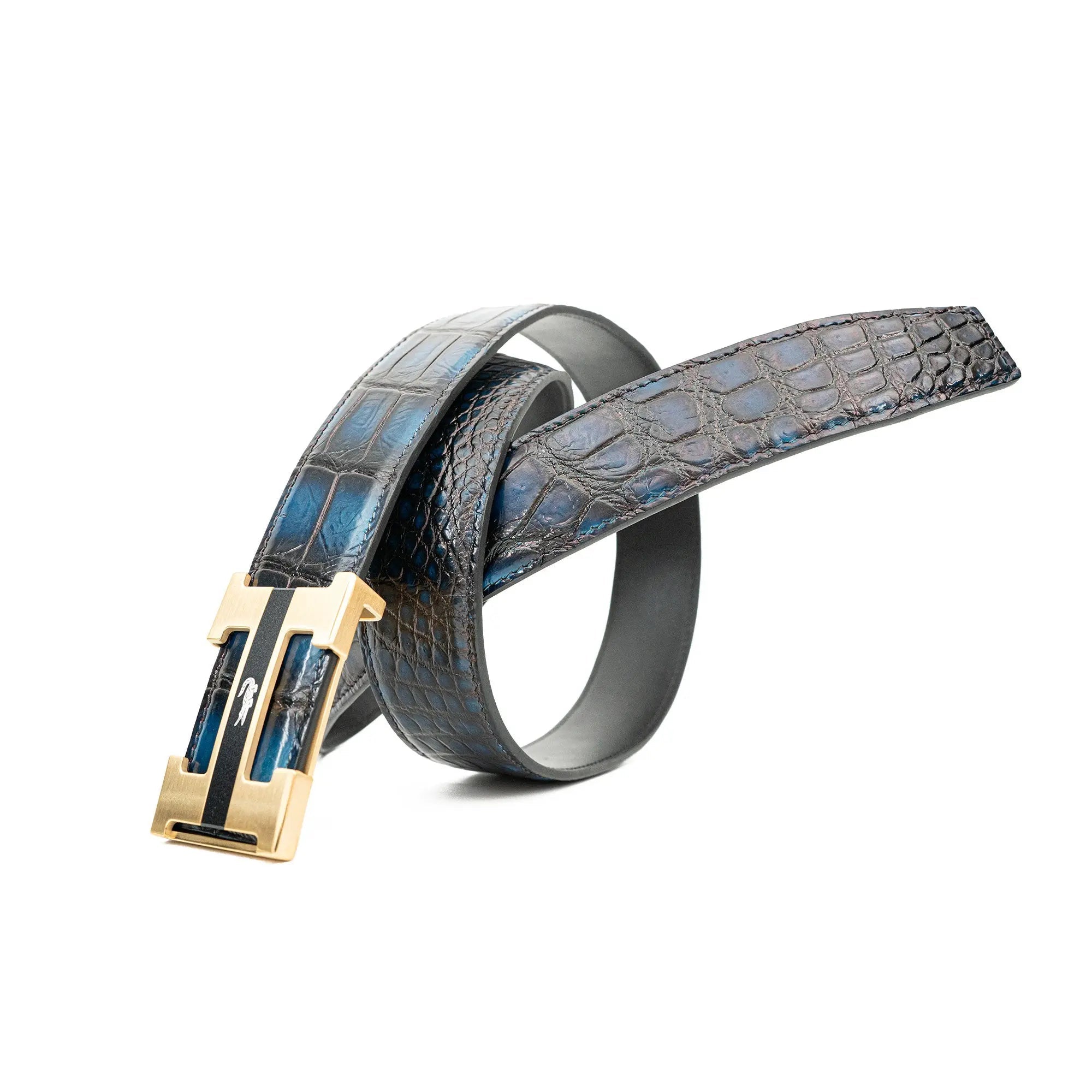 DIVINCH Alligator Leather Dress Belt Classic DVG122