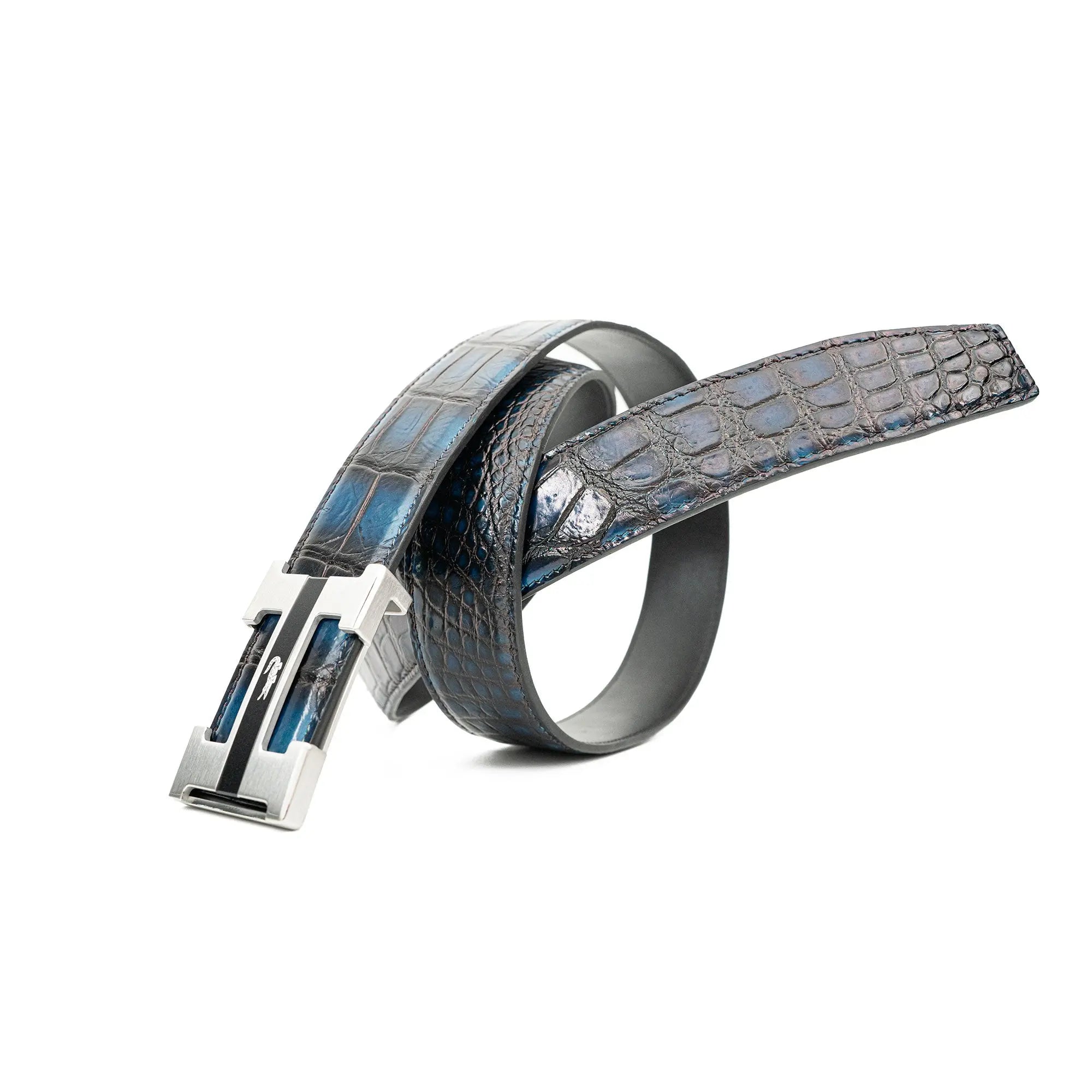 DIVINCH Alligator Leather Dress Belt Classic DVG122