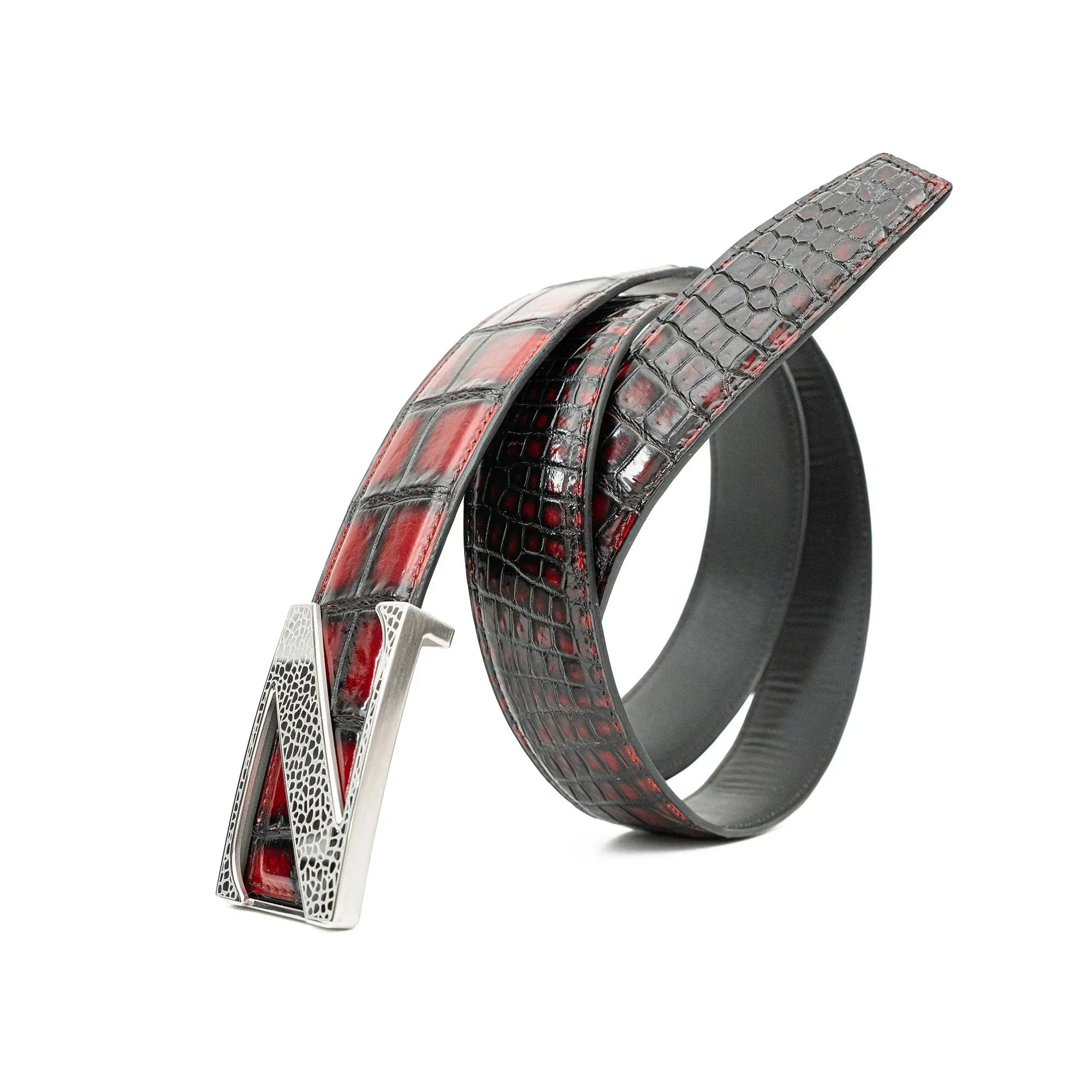 Divinch Patina Alligator Belt Genuine Alligator Skin DVG134