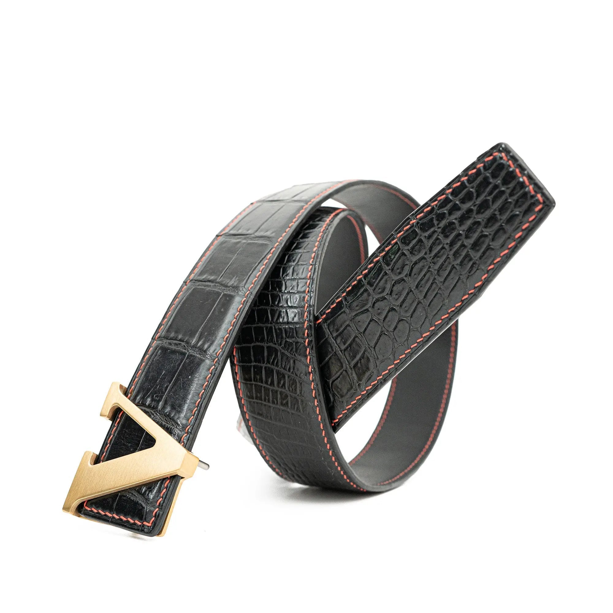 Divinch Alligator Dress Belt Alligator Leather DVG172
