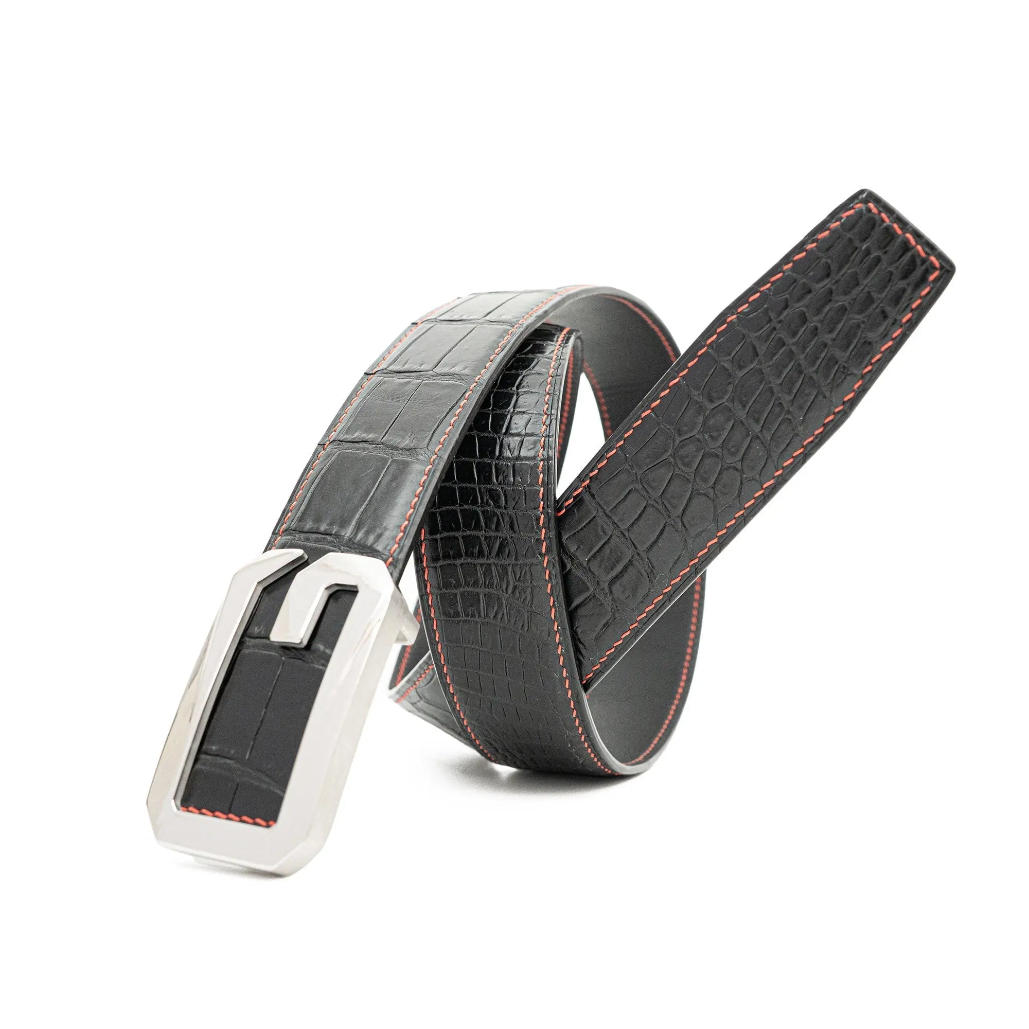 Divinch Handcrafted Dress Belt Alligator Leather DVG19