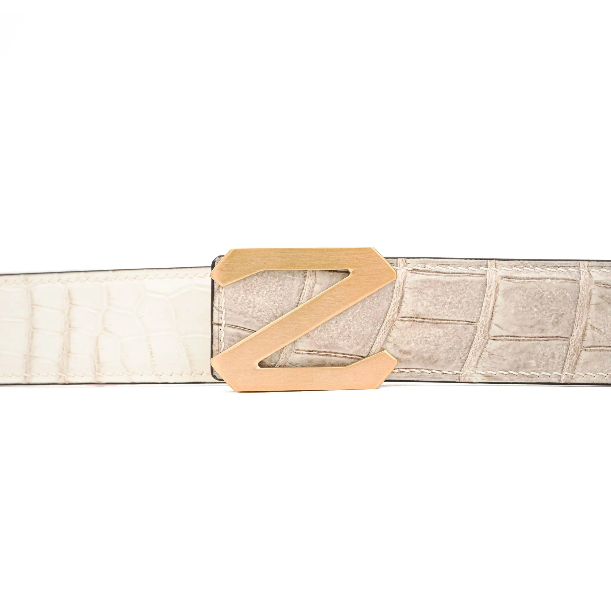 Divinch Handcrafted Alligator Leather Dress Belt DVG192