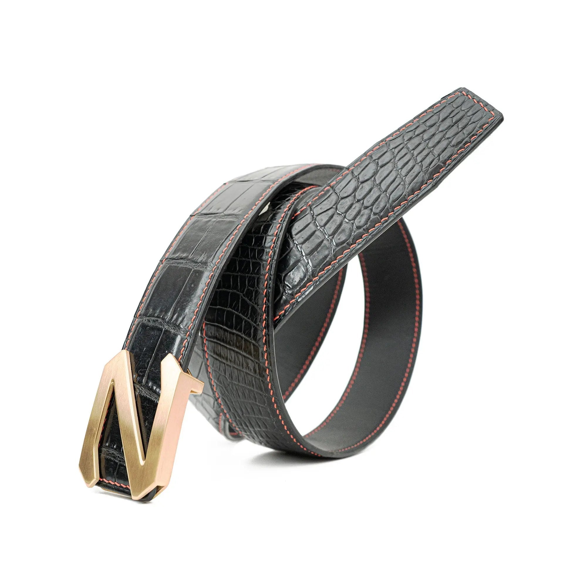 DIVINCH DVG199 Alligator Leather Dress Belt DVG199