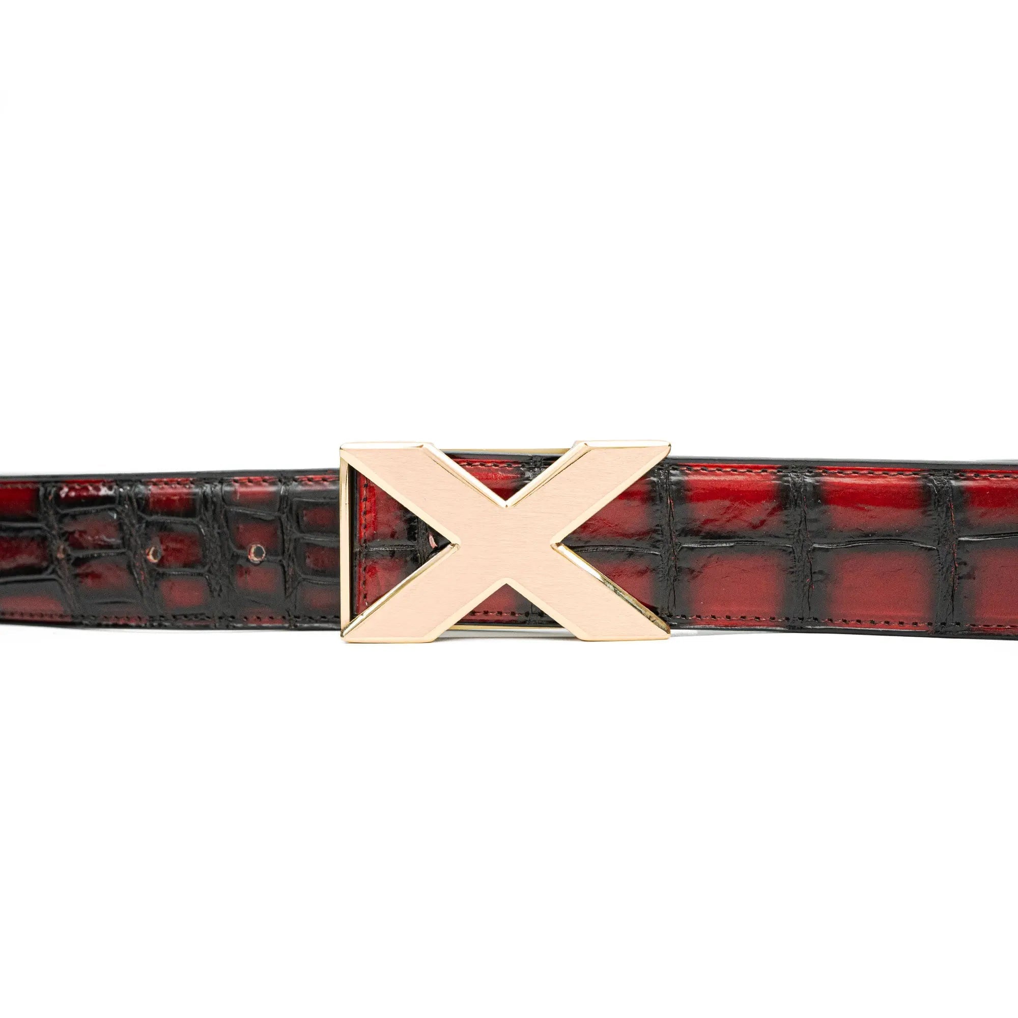 DIVINCH Handcrafted Genuine Alligator Leather Belt DVG220