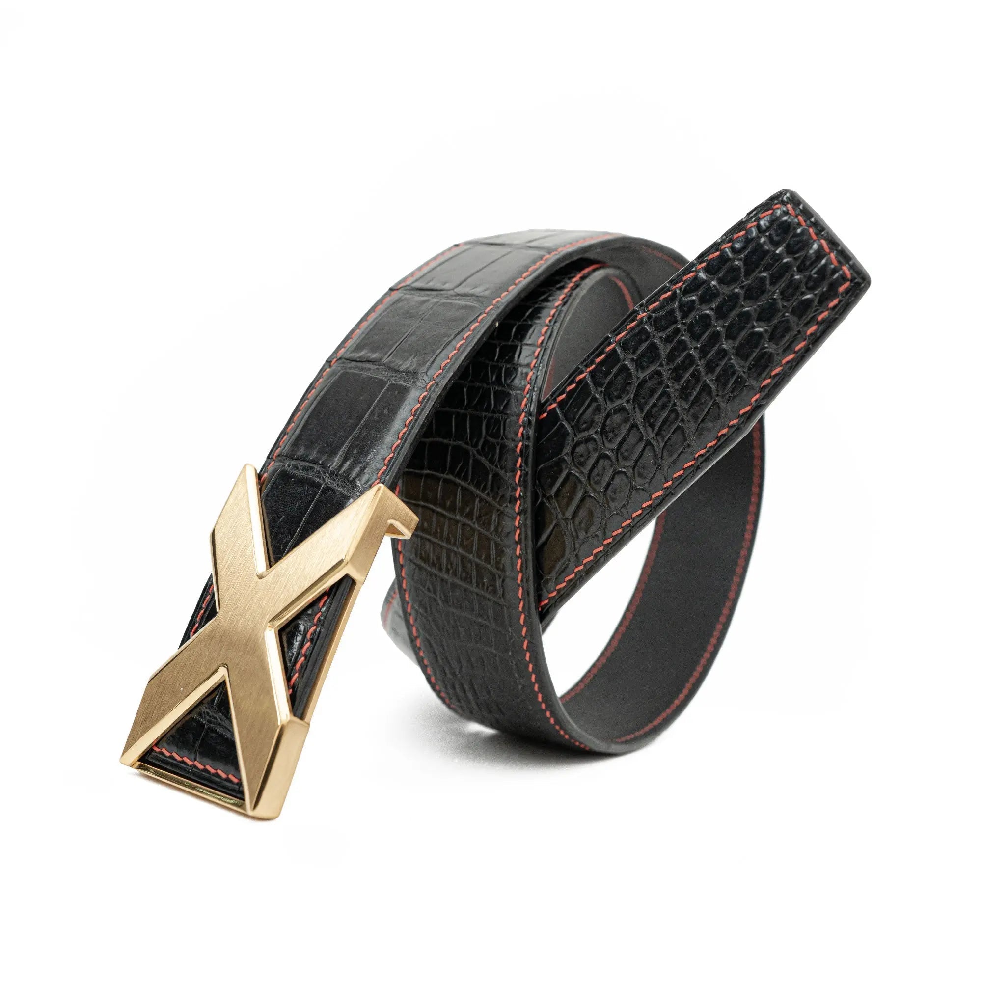 DIVINCH DVG231 Dress Belt Genuine Alligator Leather