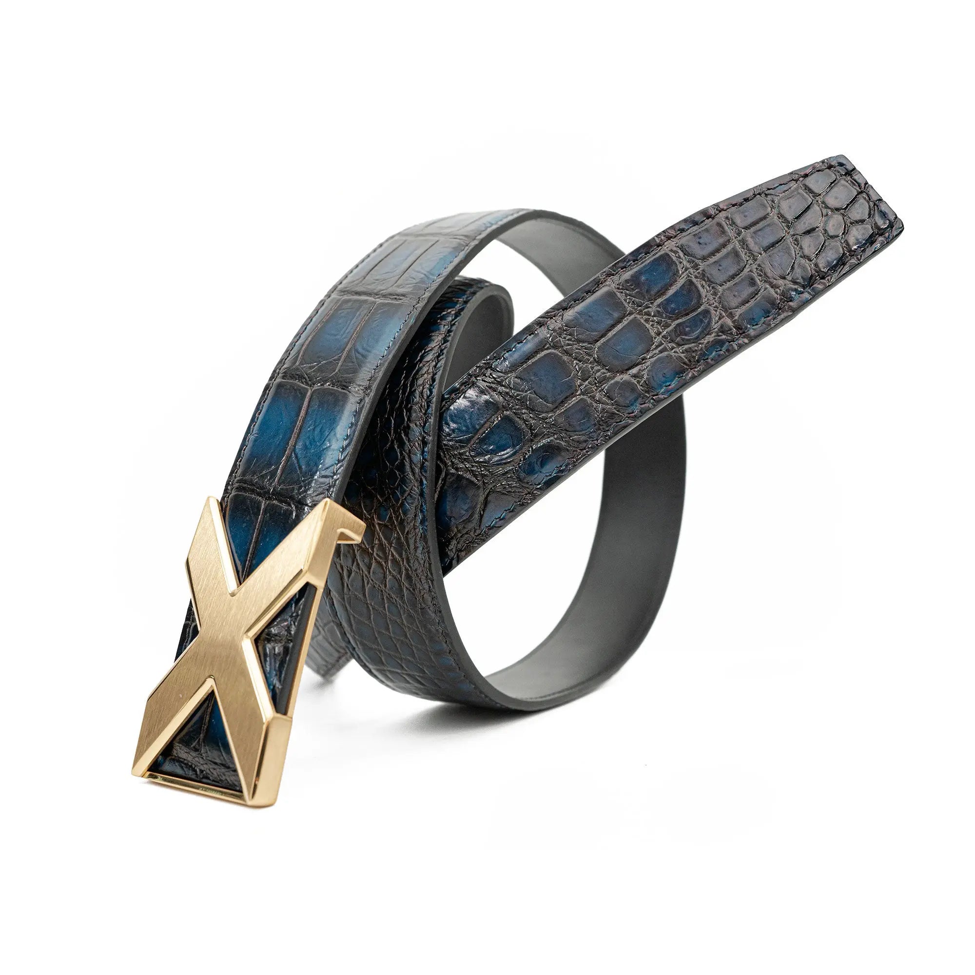 DIVINCH Patina Alligator Belt Alligator Leather DVG238