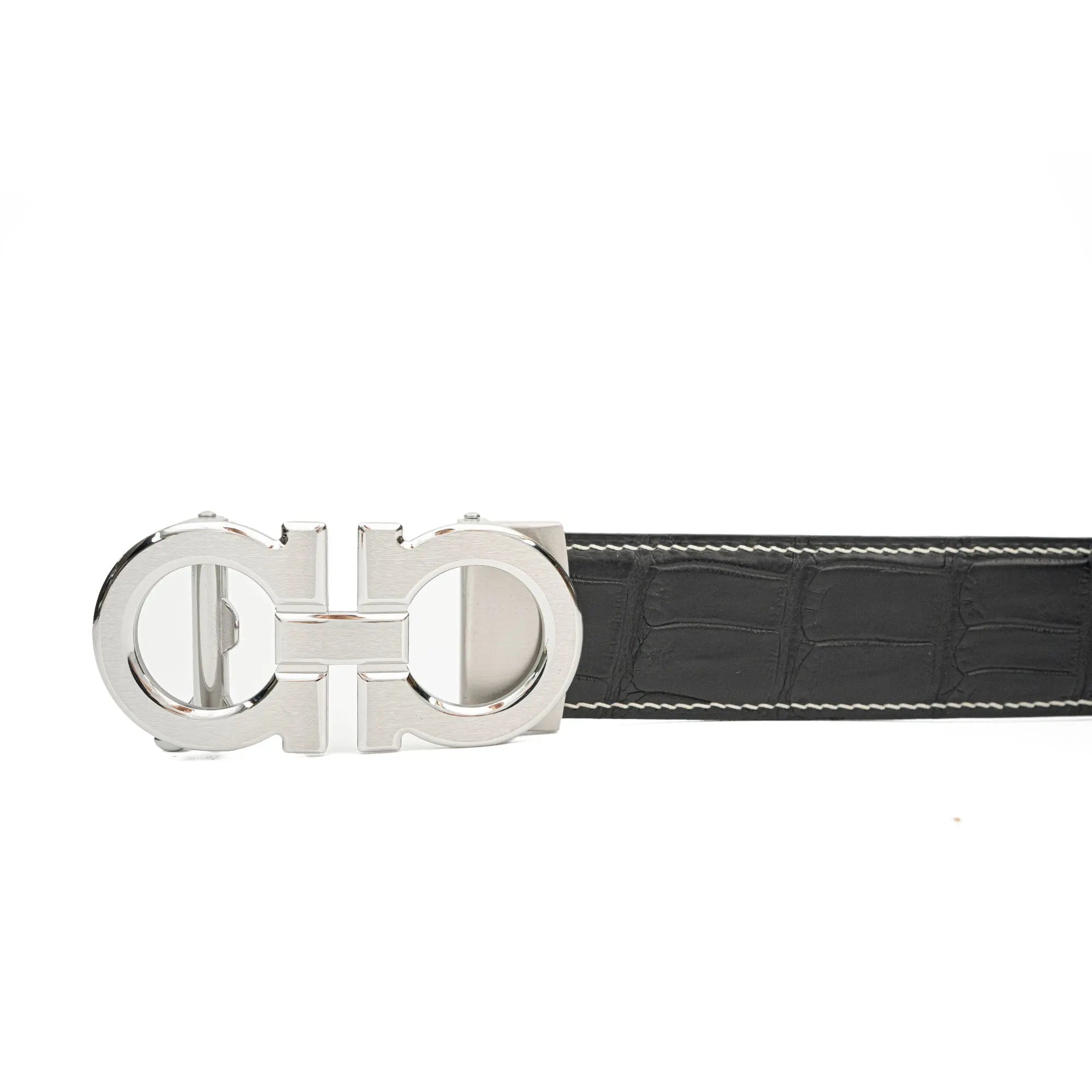 DIVINCH Handcrafted Alligator Leather Dress Belt DVG245