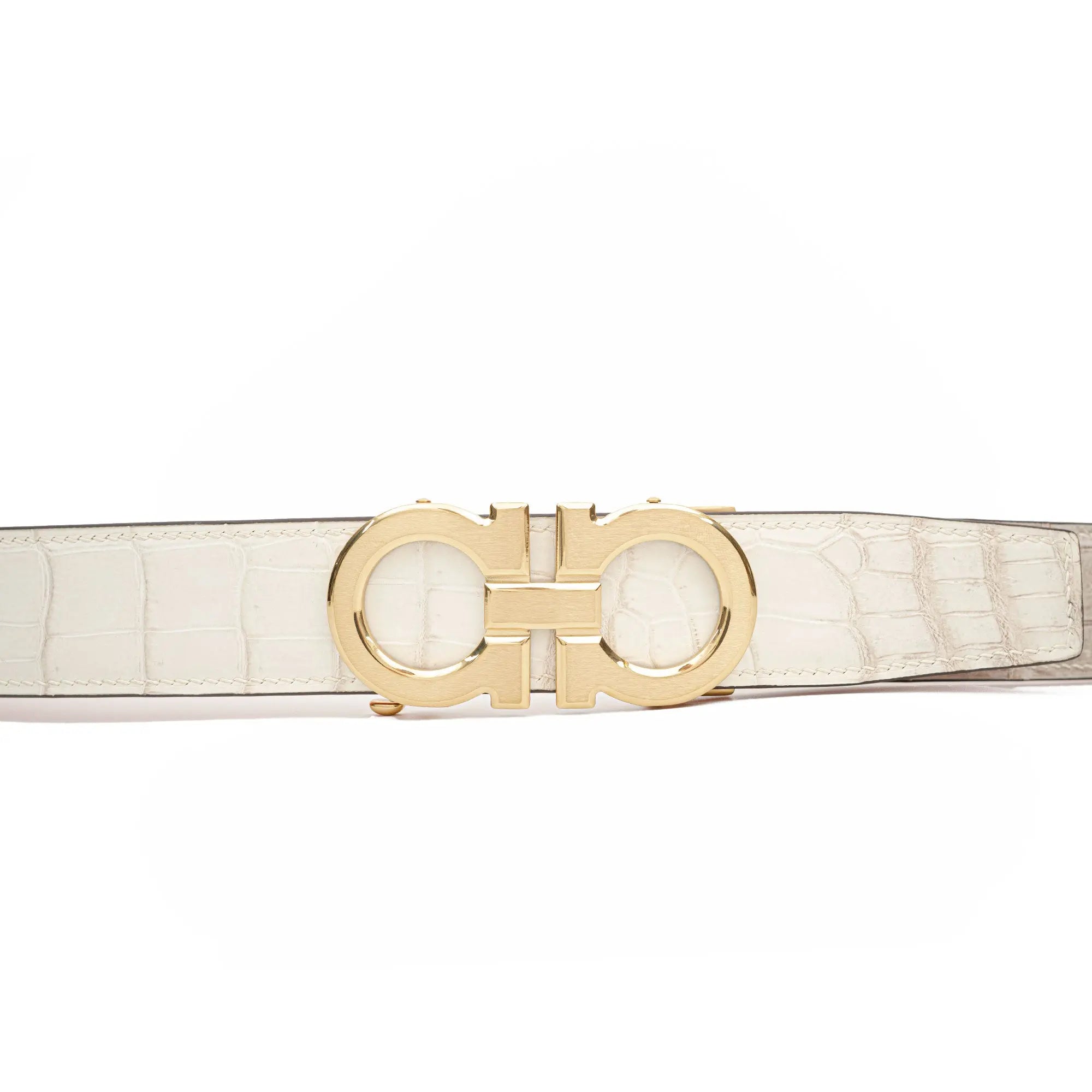 DIVINCH Handcrafted Genuine Alligator Leather Belt DVG252