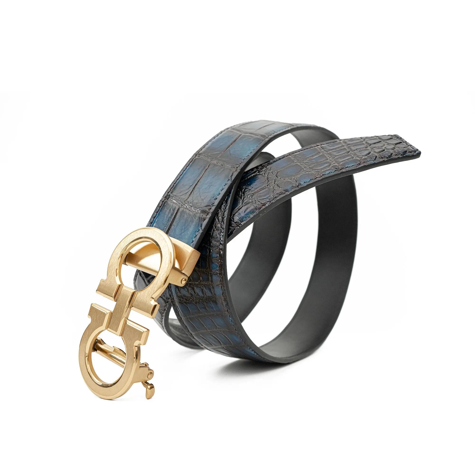 Divinch Genuine Alligator Leather Dress Belt Nickel Free DVG266