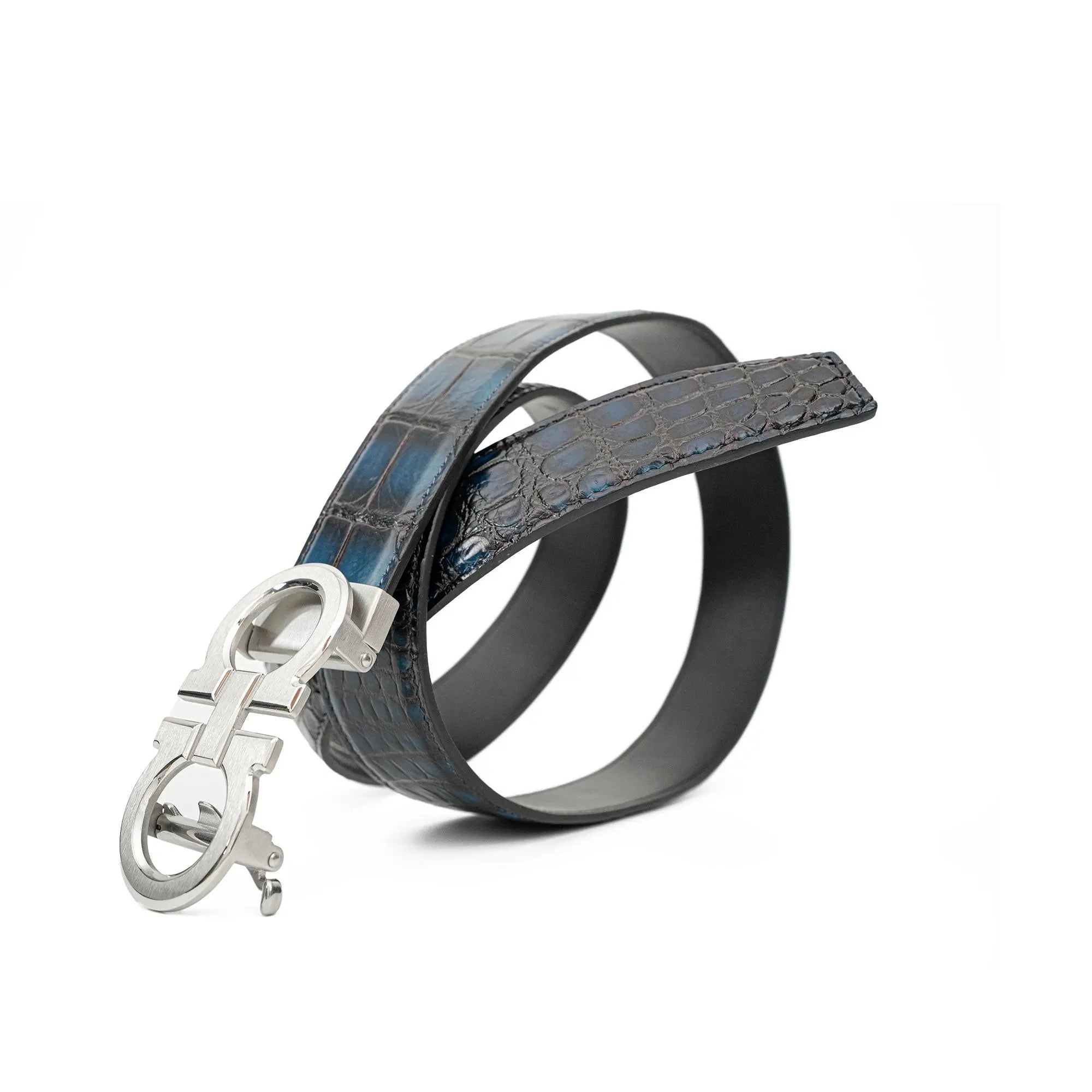 Divinch Genuine Alligator Leather Dress Belt Nickel Free DVG266