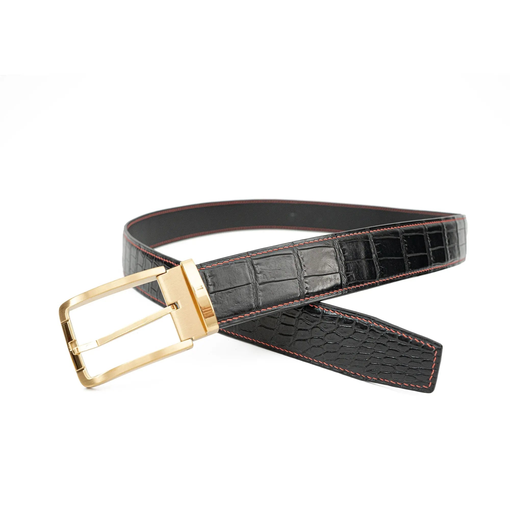 DIVINCH Handcrafted Alligator Belt Alligator Leather DVG291