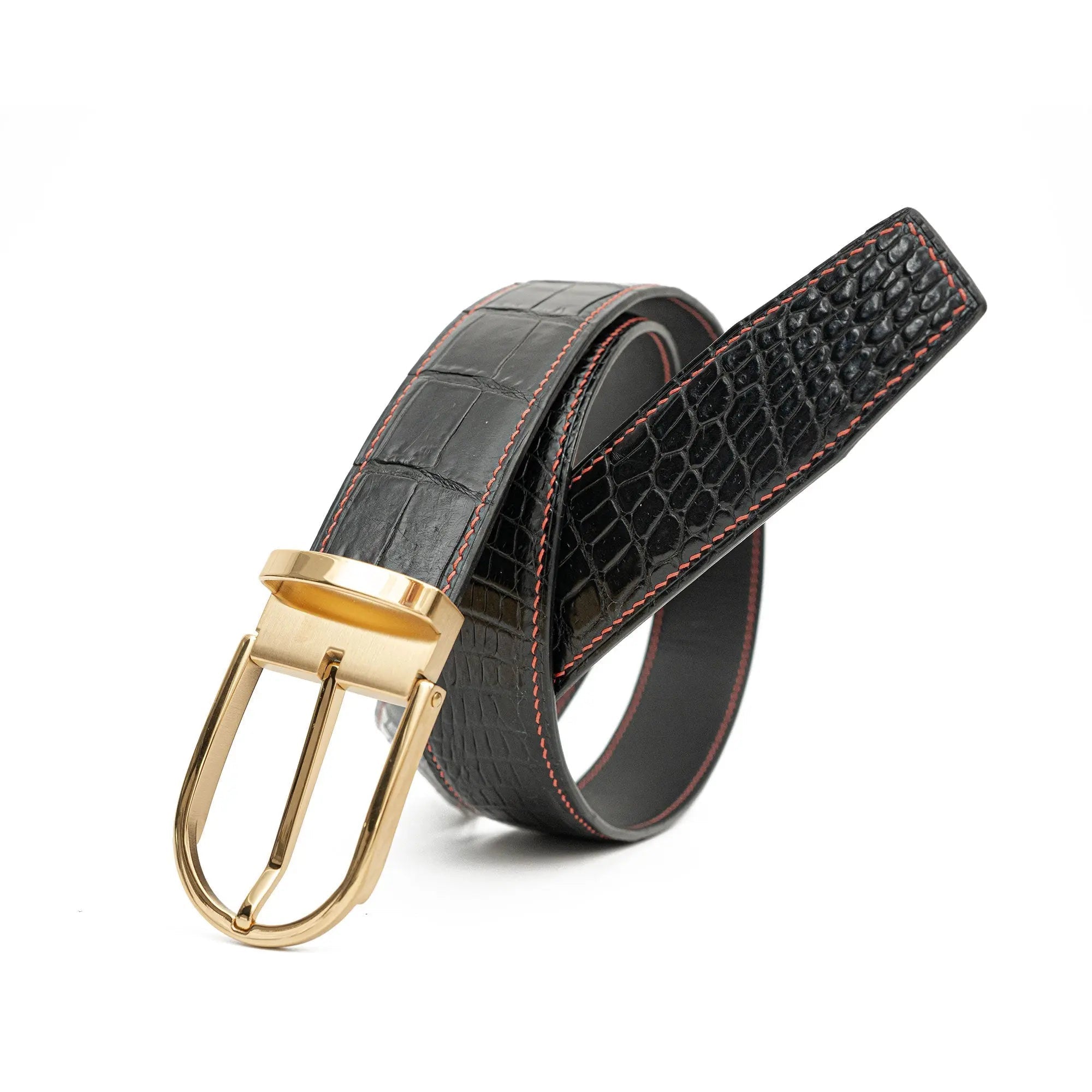 DIVINCH Dress Belt Genuine Alligator Leather DVG3124
