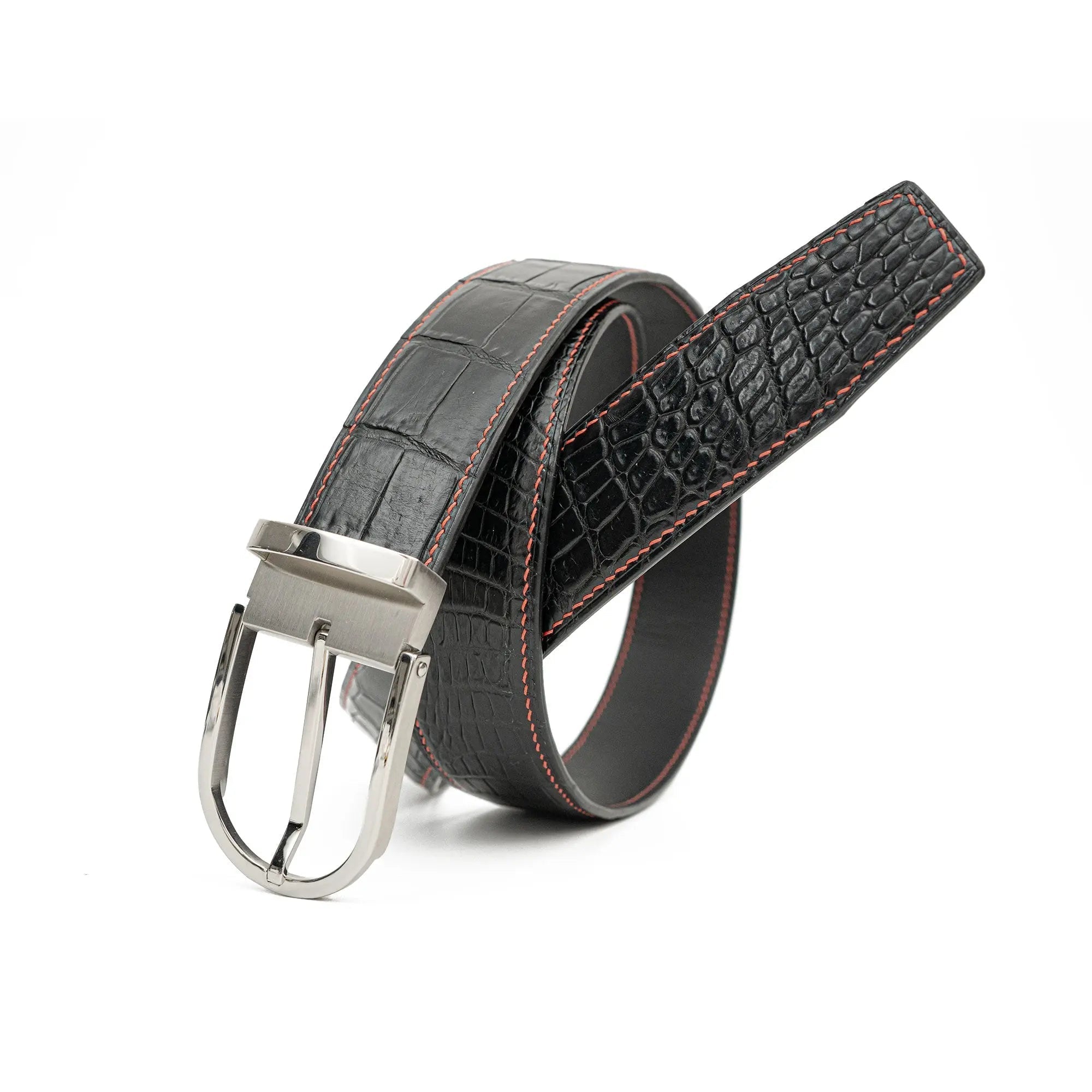 DIVINCH Dress Belt Genuine Alligator Leather DVG3124
