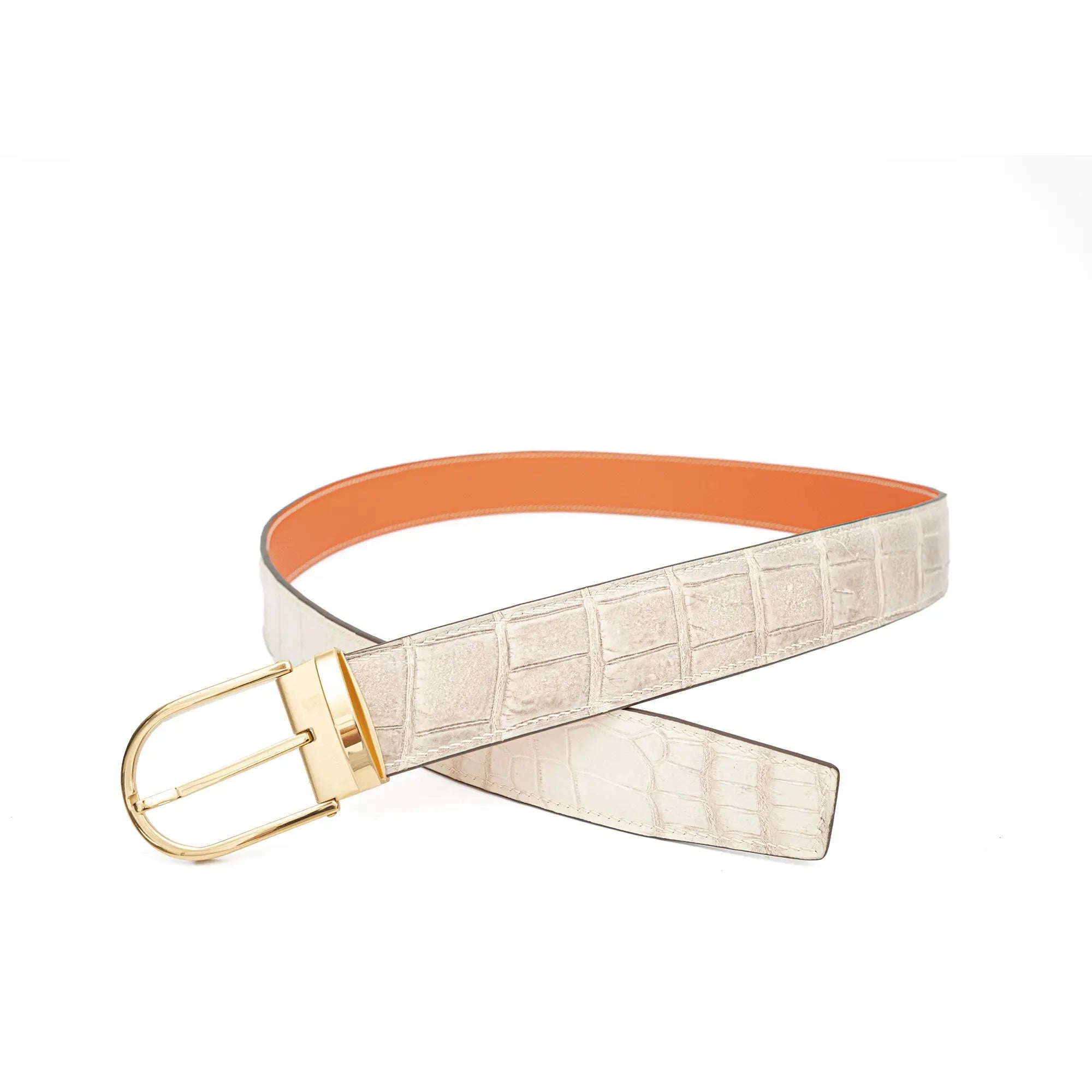 DIVINCH DVG318 Alligator Leather Dress Belt DVG318