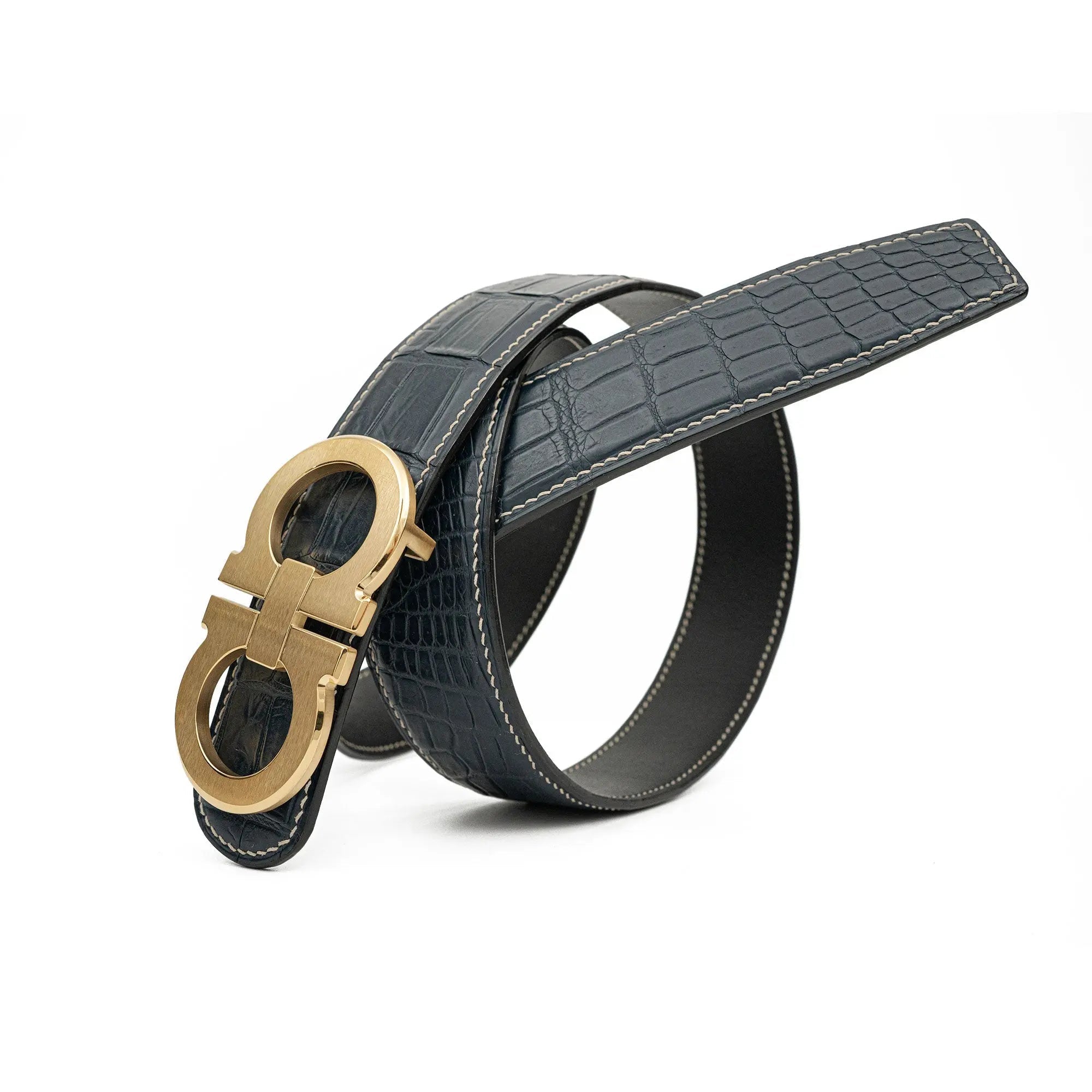 Divinch DVG345 Genuine Alligator Leather Belt DVG345