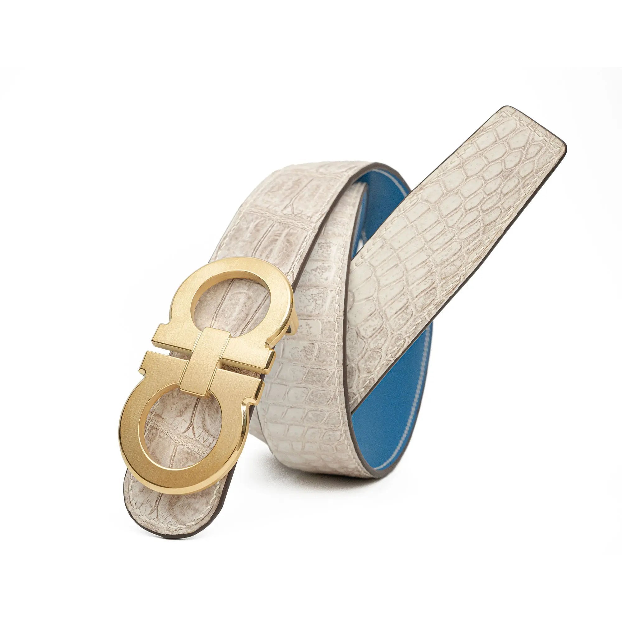 DIVINCH DVG352 Alligator Leather Dress Belt DVG352