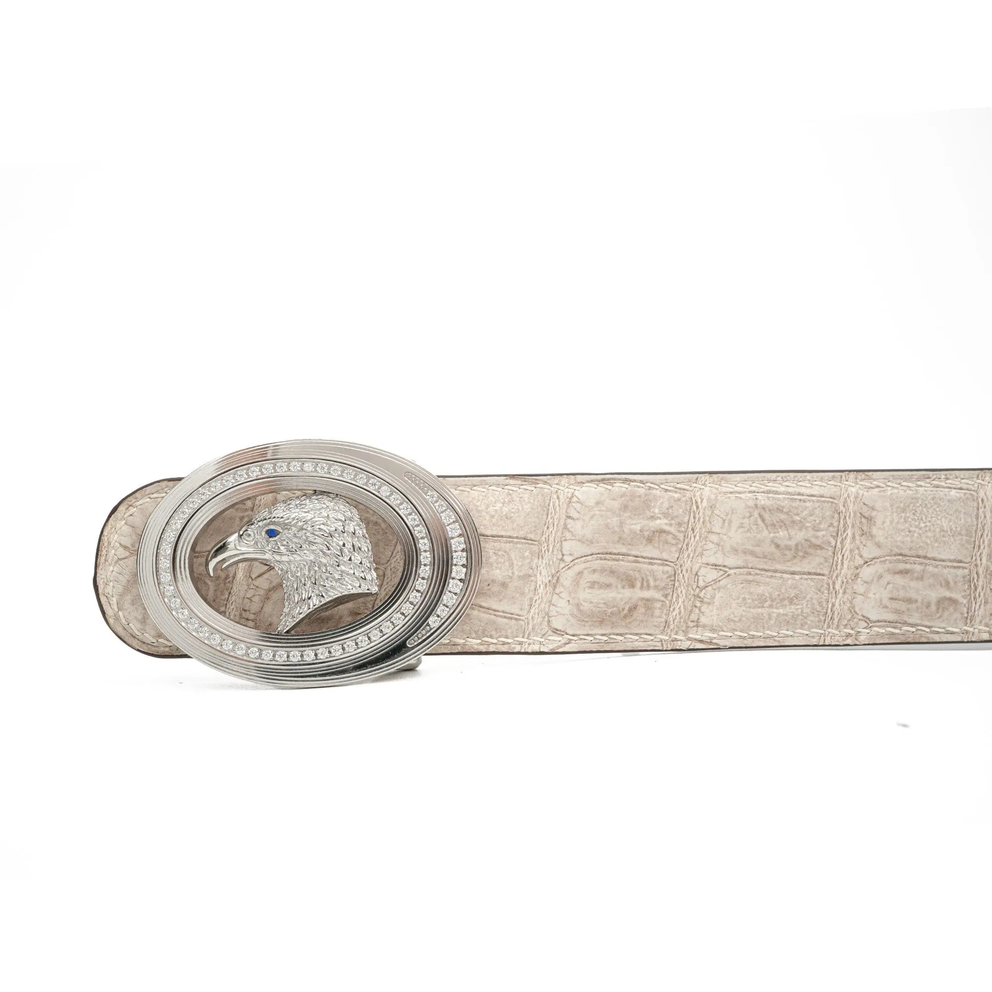 DIVINCH Handcrafted Patina Belt Alligator Leather DVG366