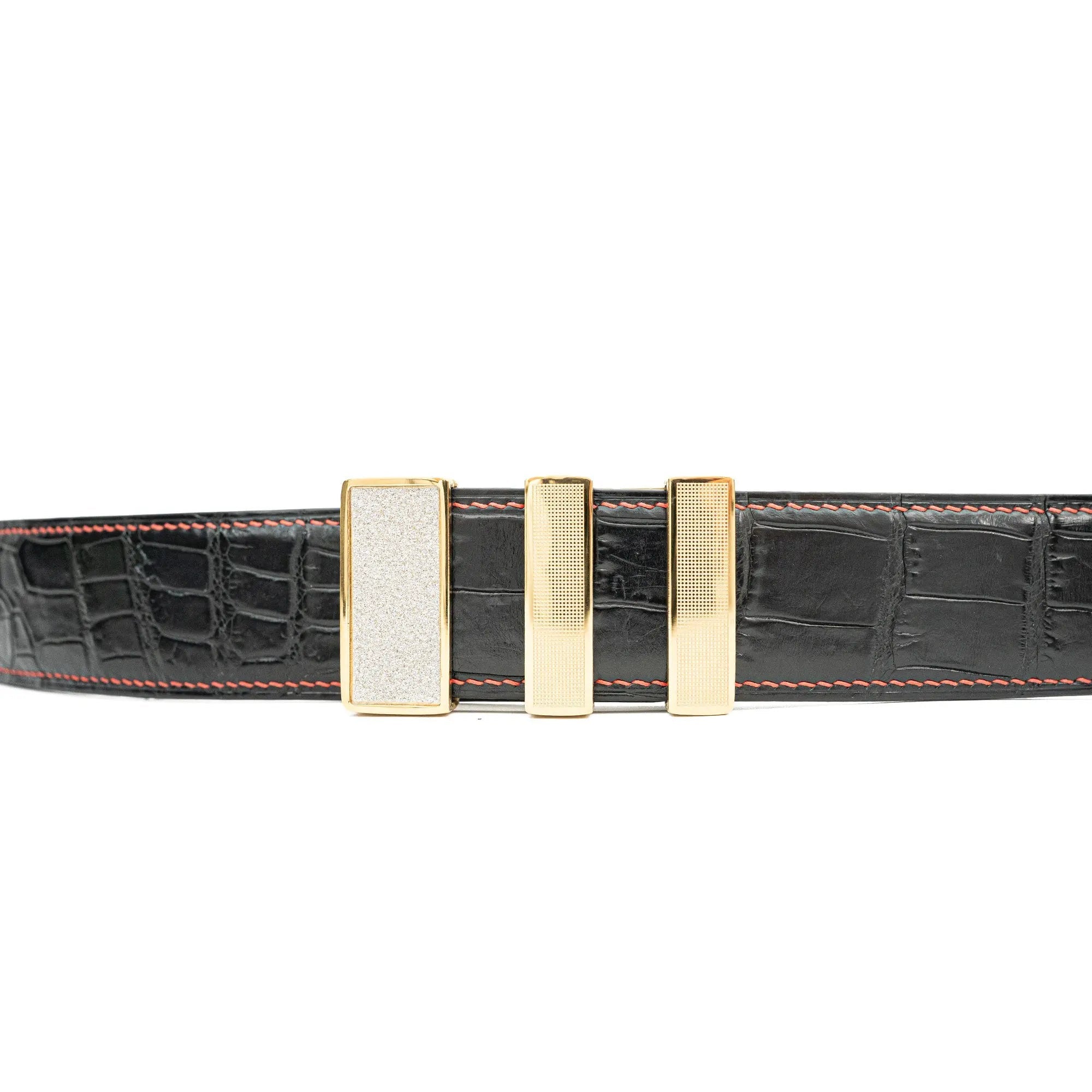 DIVINCH DVG45 Alligator Leather Belt 38mm Dress Belt DVG45