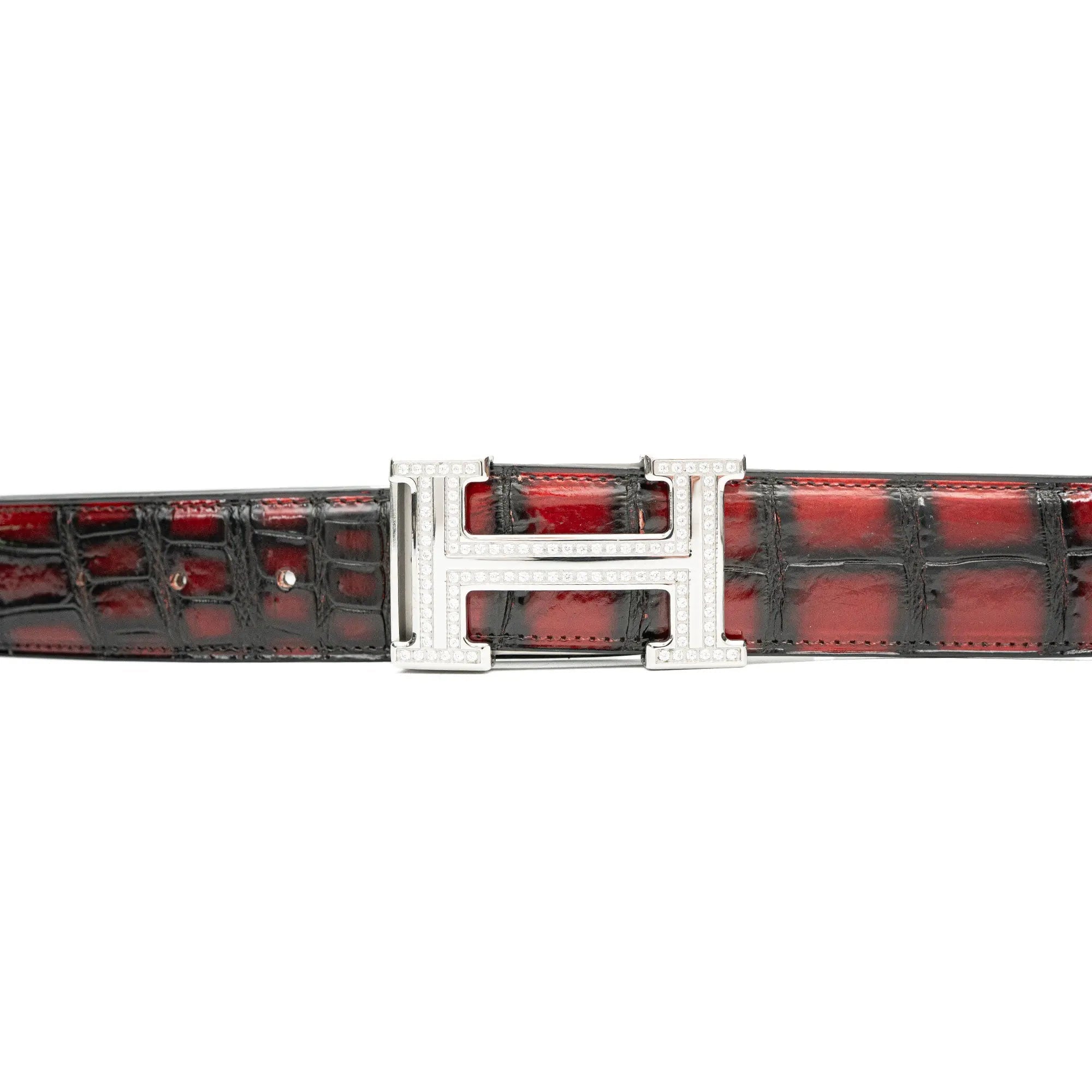 Divinch DVG66 Genuine Alligator Leather Dress Belt