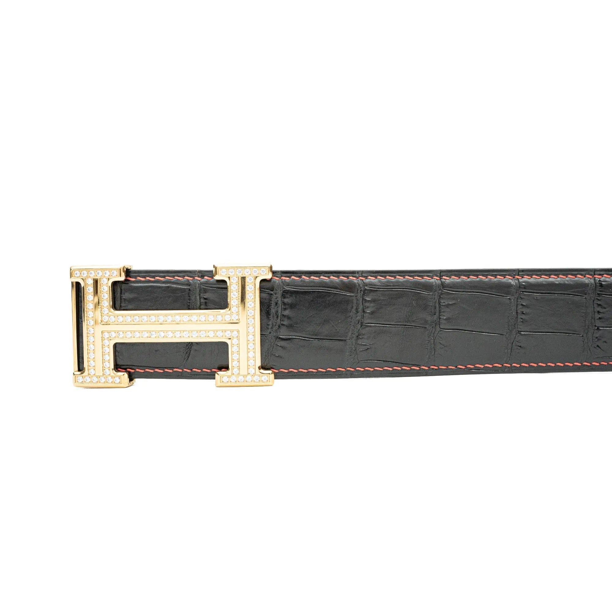 Divinch DVG80 Genuine Alligator Leather Dress Belt DVG80