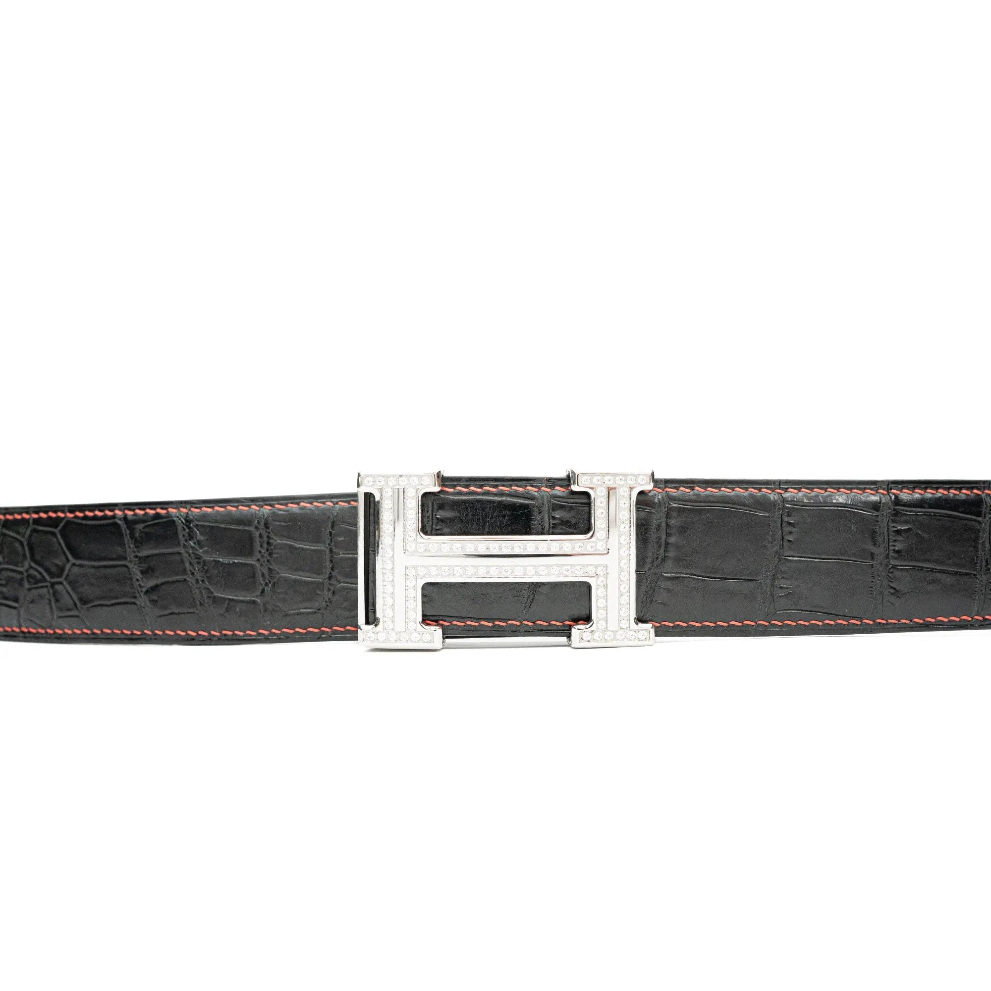 Divinch DVG80 Genuine Alligator Leather Dress Belt DVG80
