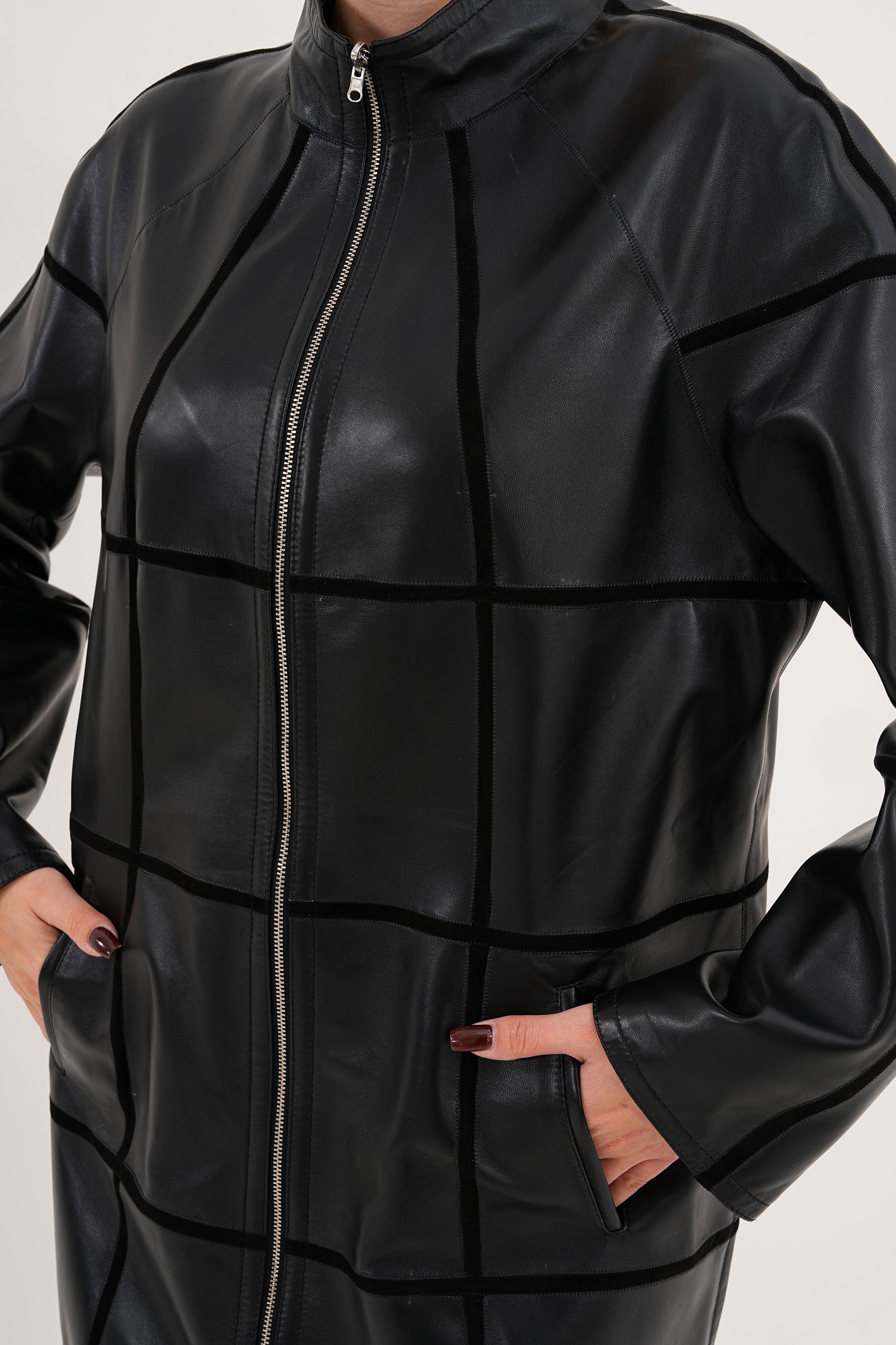 The Prado Reversible Black Leather Women Leather Jacket