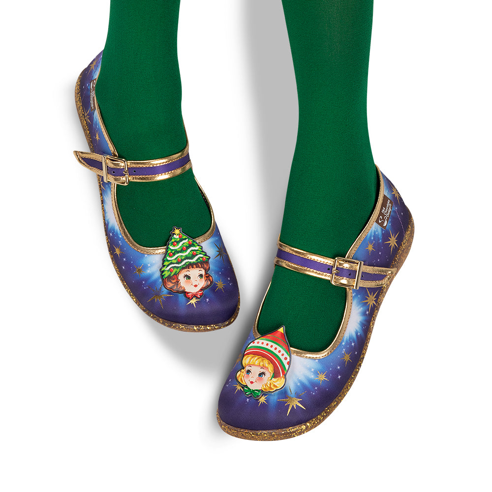 Chocolaticas® Jolly Sisters Women's Mary Jane Flat