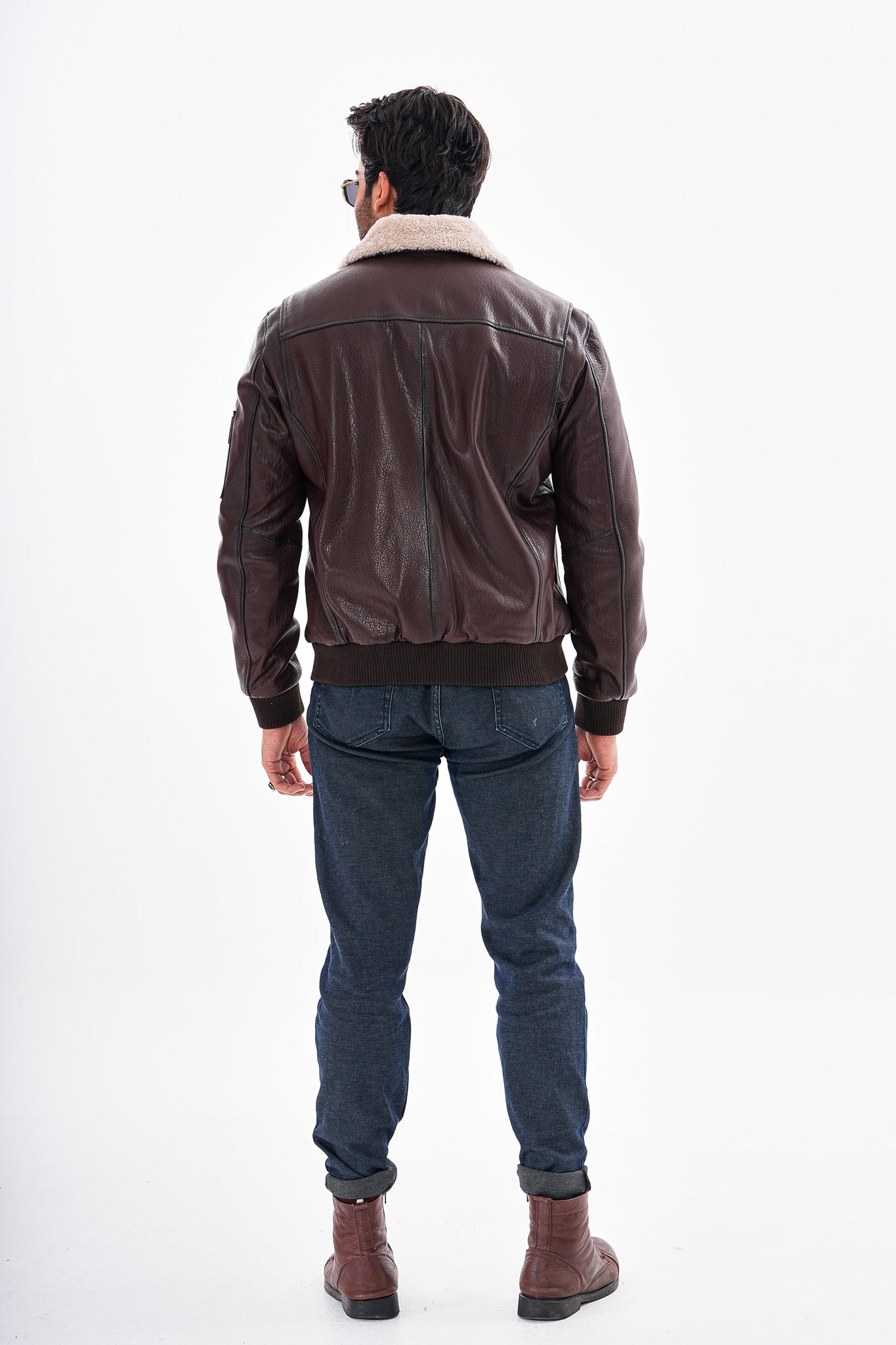 The Northway Brown Lambskin Men Leather Jacket