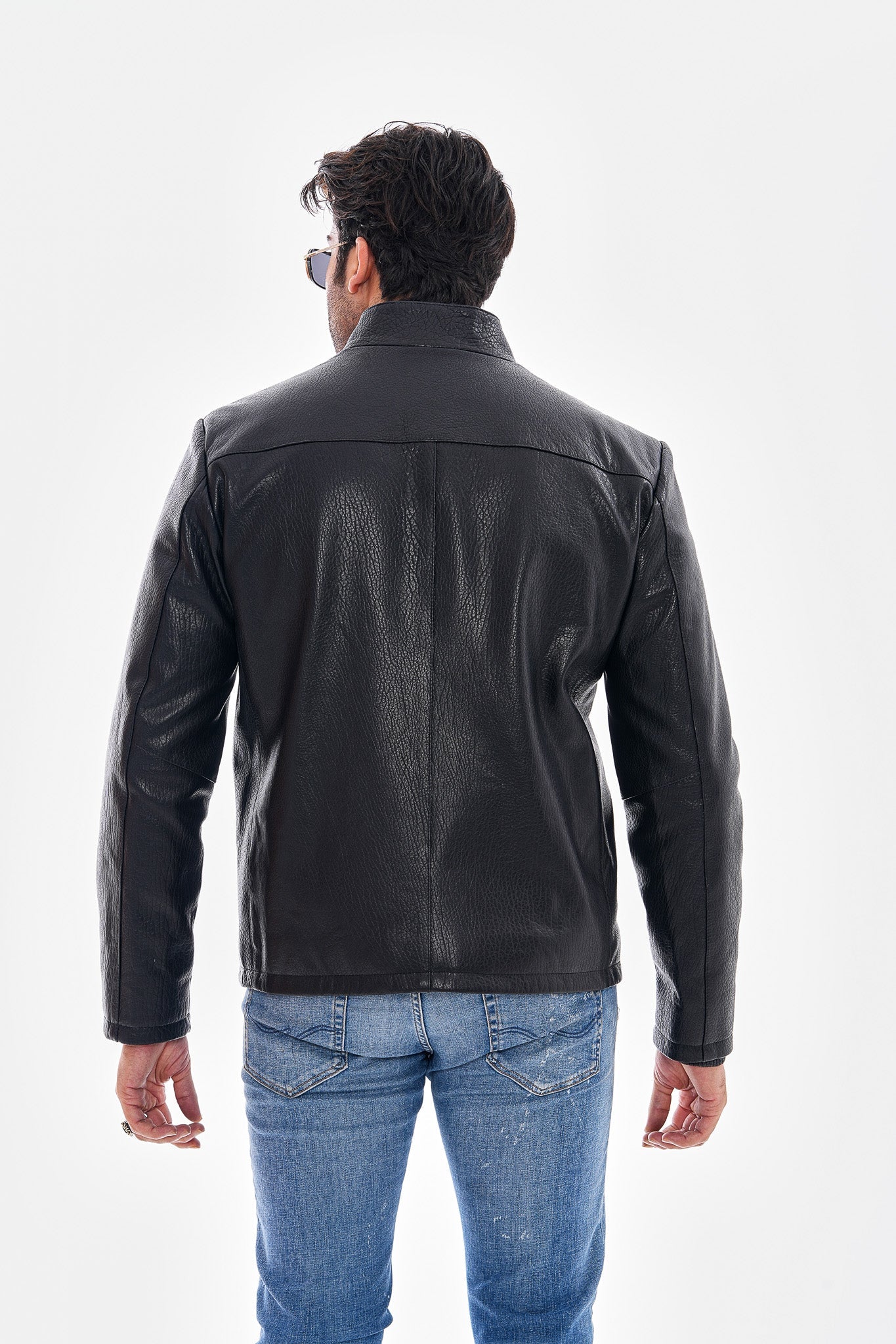 The Varden Black Leather Men Jacket