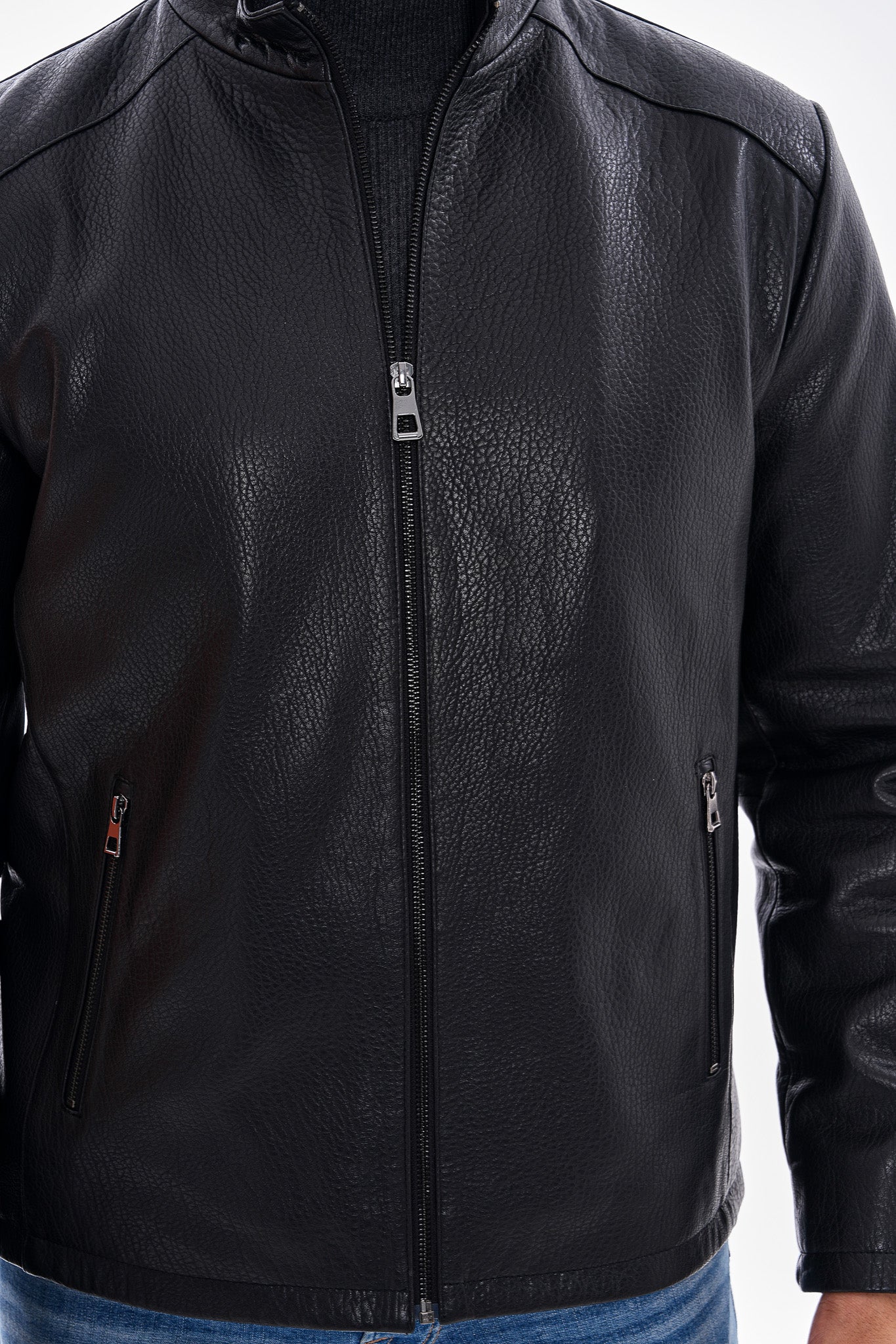 The Varden Black Leather Men Jacket