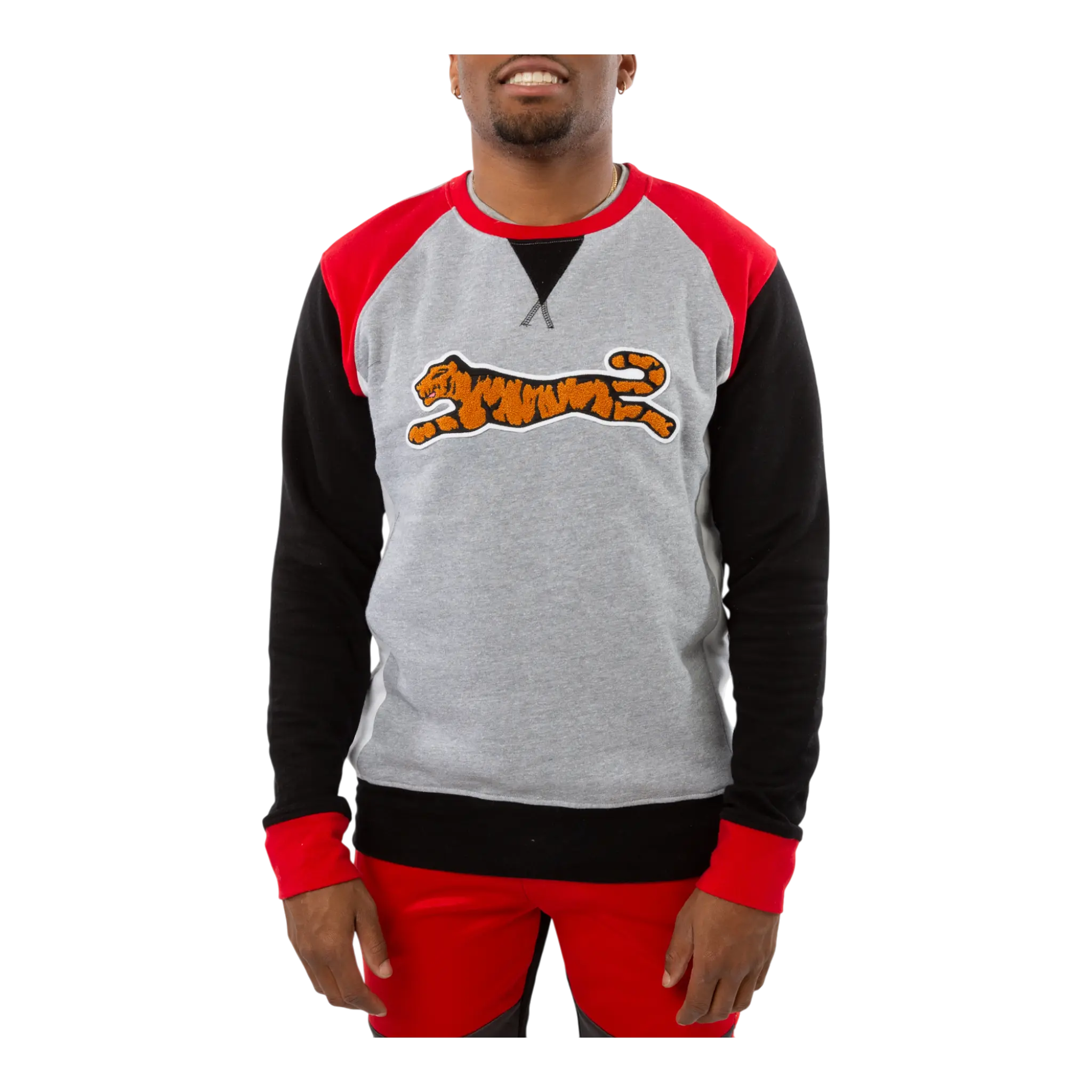 Le Tigre – Retro Varsity Jacket – Men’s Red