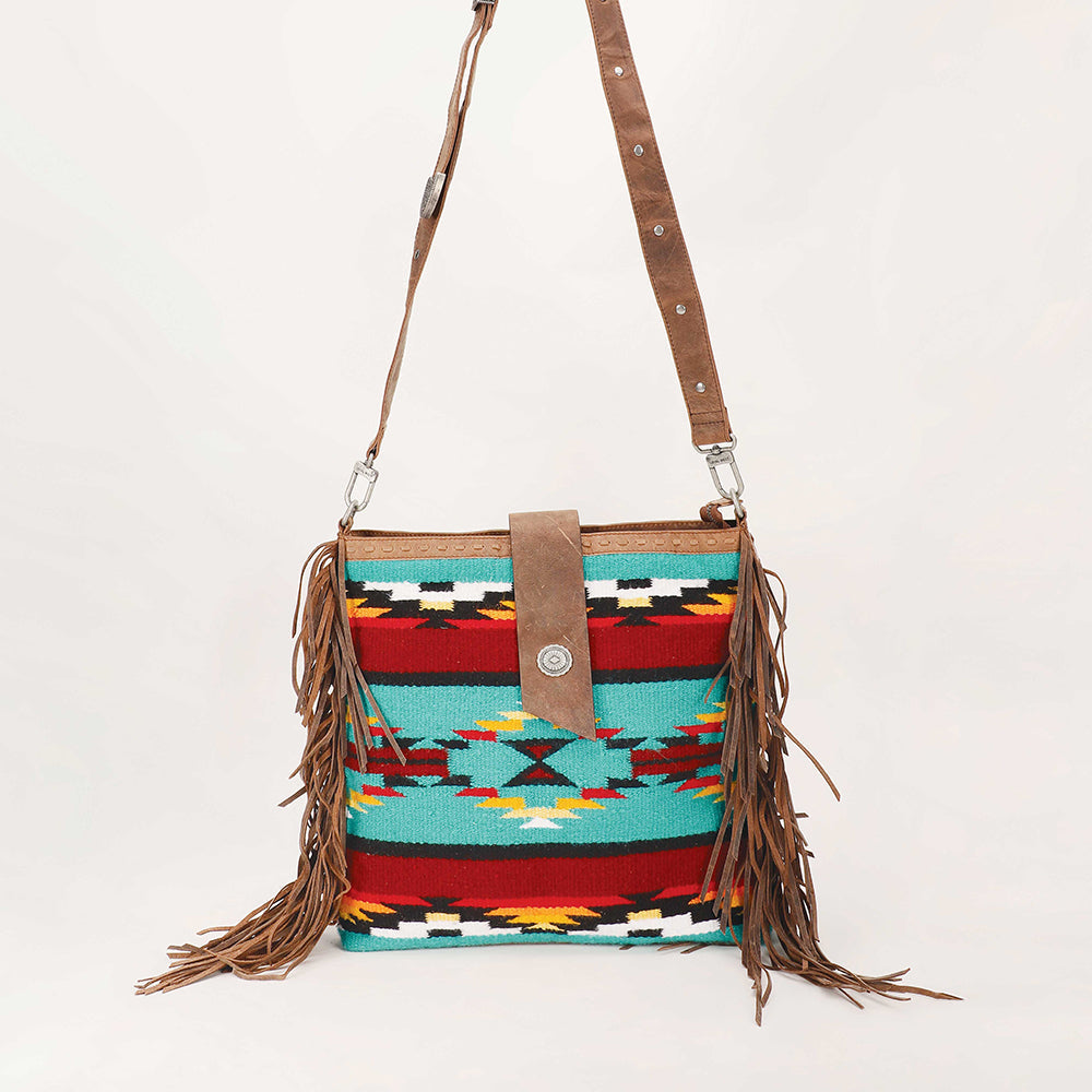Loyal West Long Chap Cowhide Tassle Bag