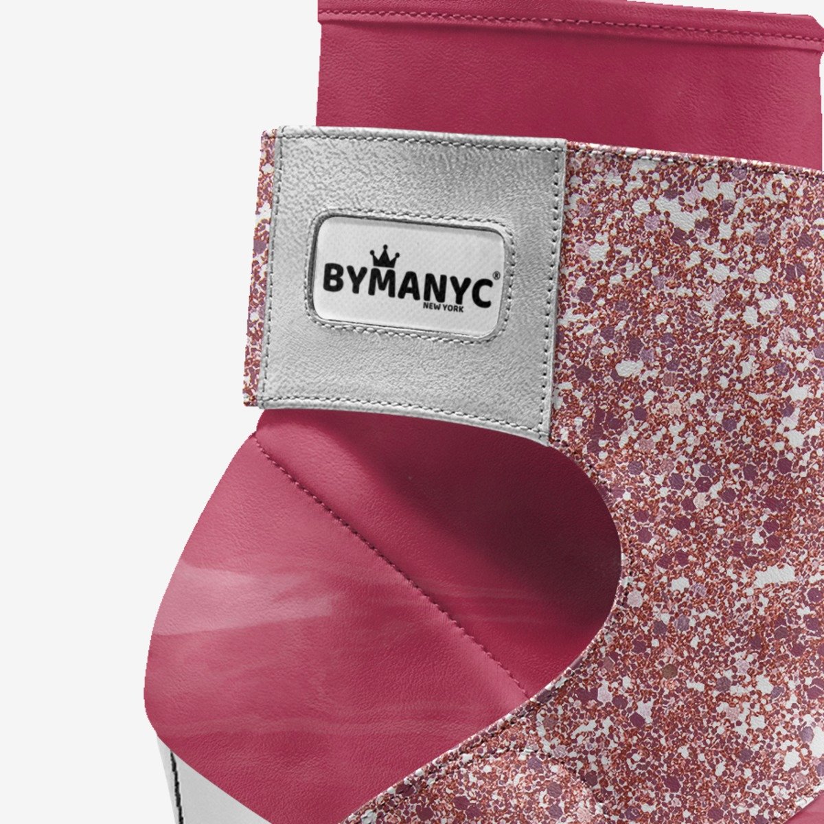 Bymanyc Futurista Stiletto Womens Vegan Leather Black