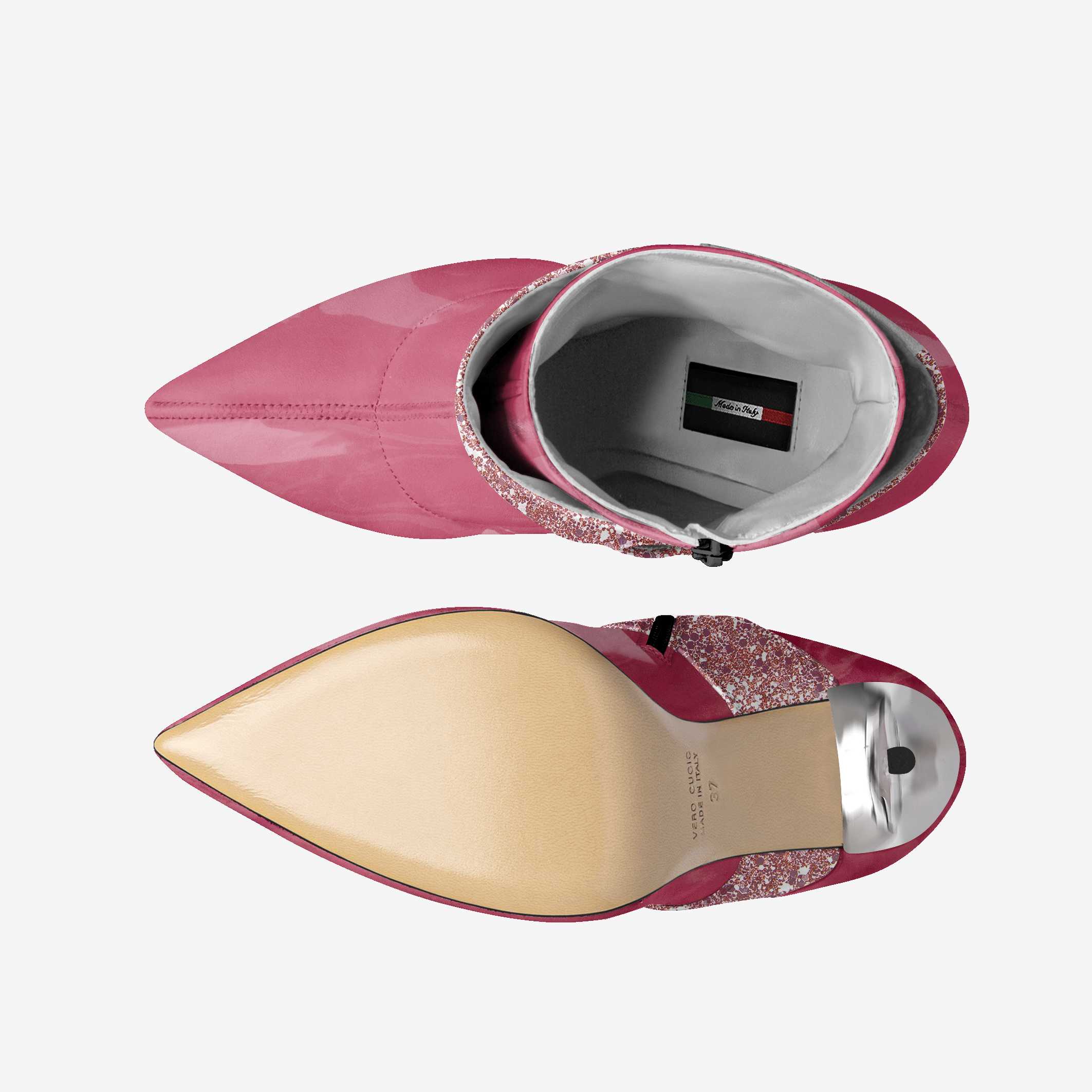 Bymanyc Futurista Stiletto Womens Vegan Leather Black