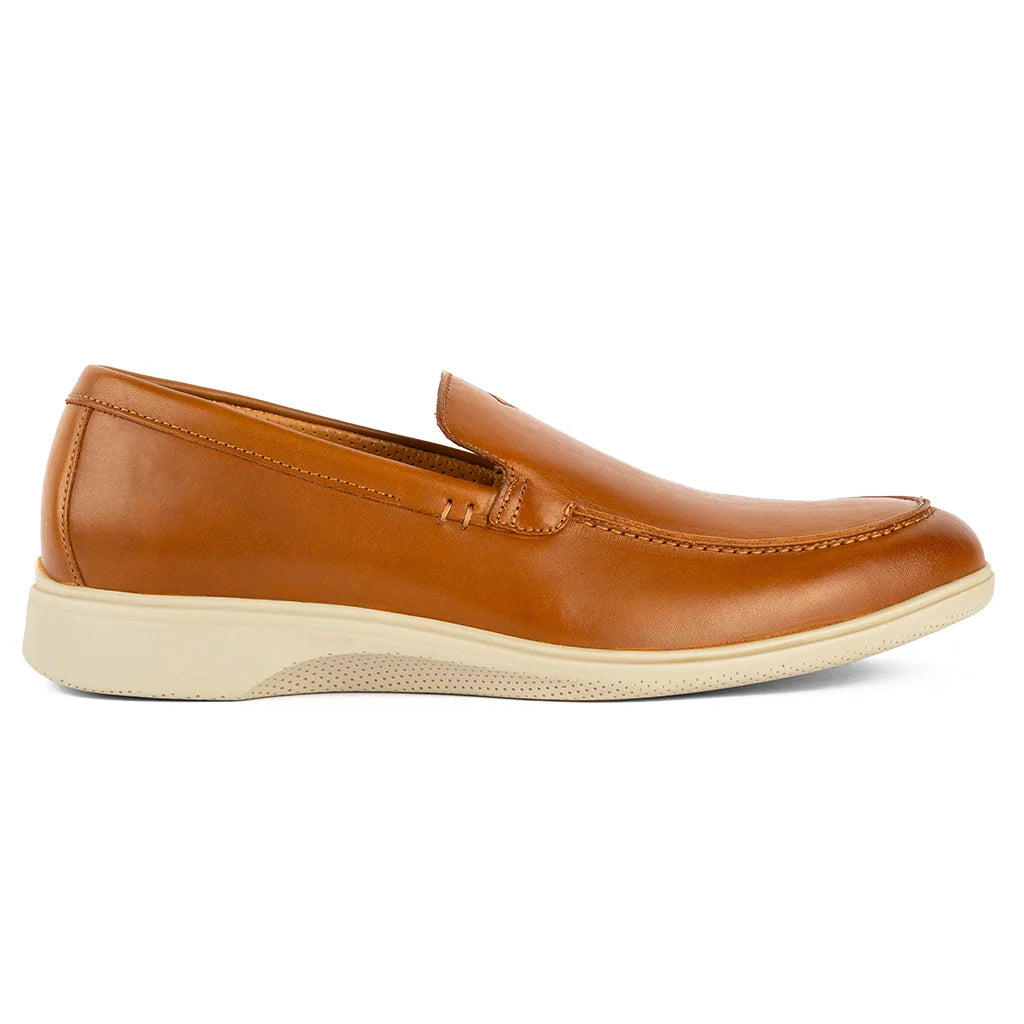 Amberjack The Loafer Men's Honey And Cream Two Tone