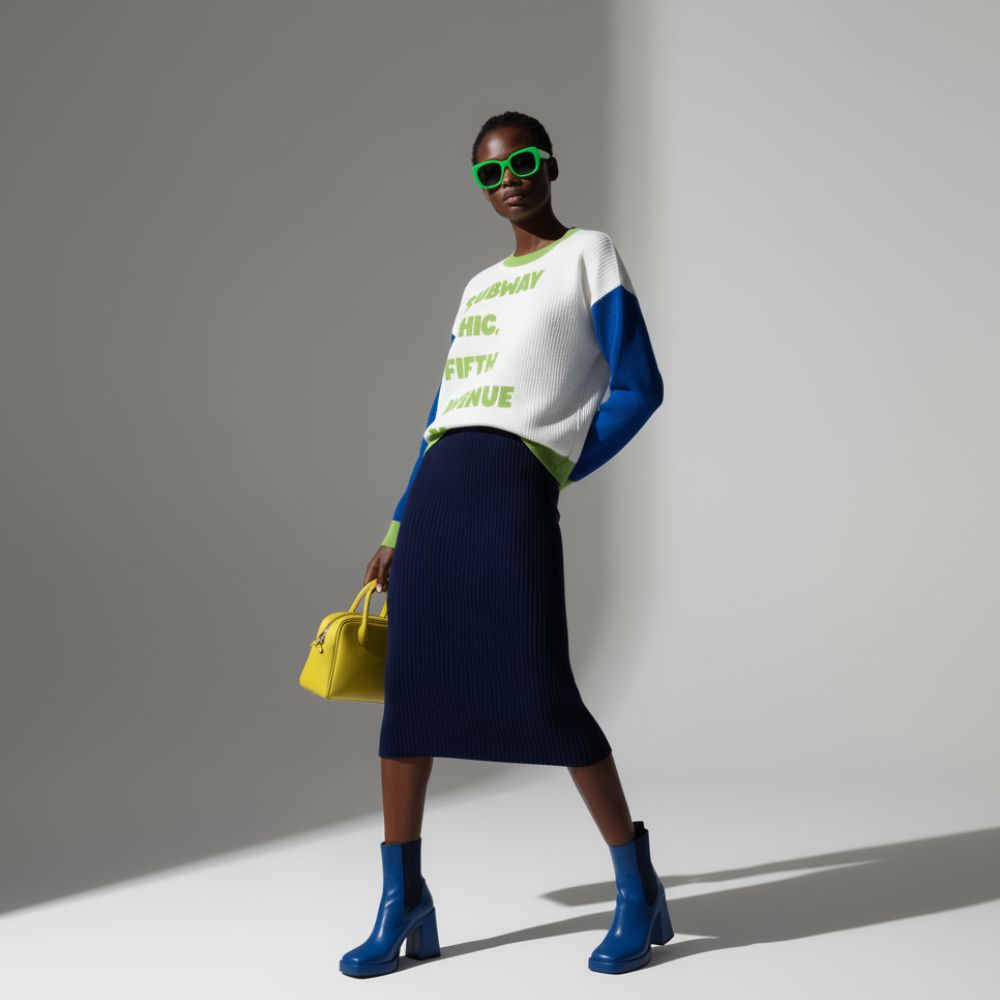 BYMANYC New York Manhattan Sweater Color Block Knitwear