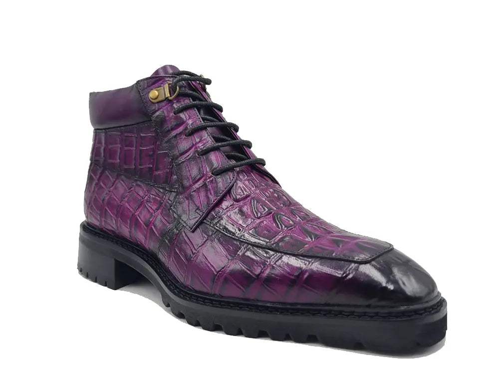 KB Alligator Embossed Men's Leather Boots KB516-50