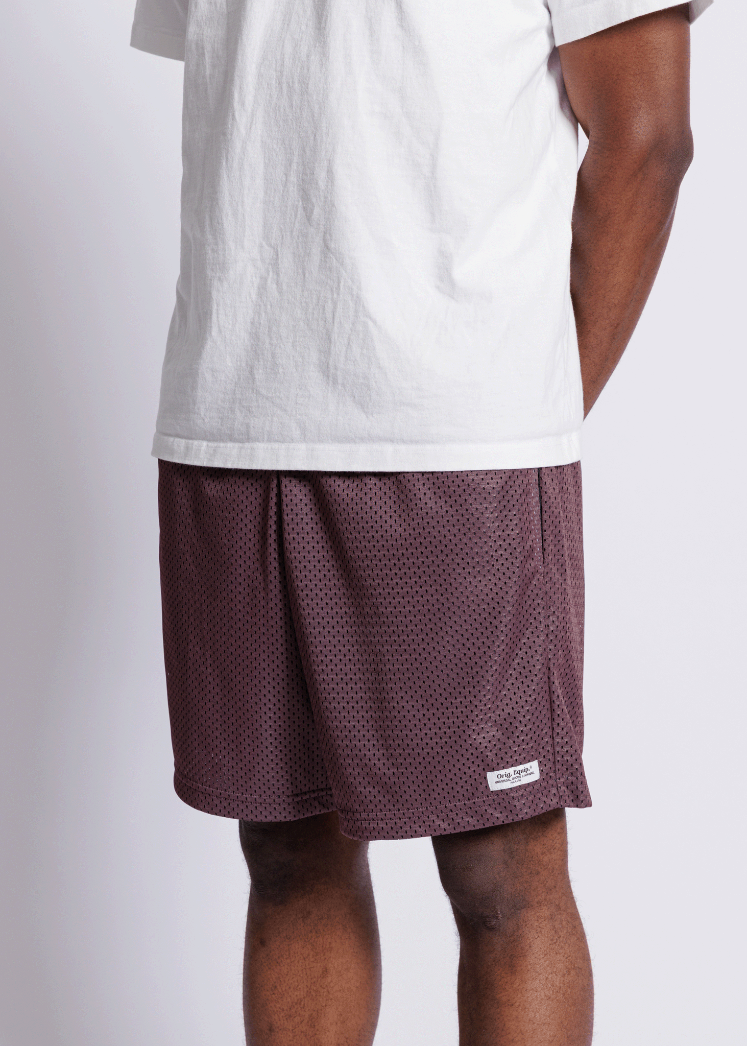 American Trench Classic Mesh Short Vegan Mesh Cut Sewn In Pennsylvania Orig Equip Patch Single Loop Drawstring