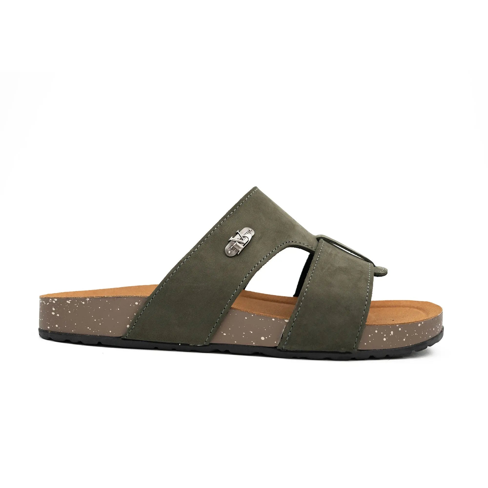 DiVinch Adjustable Strap Slides Casual Men's Olive Green