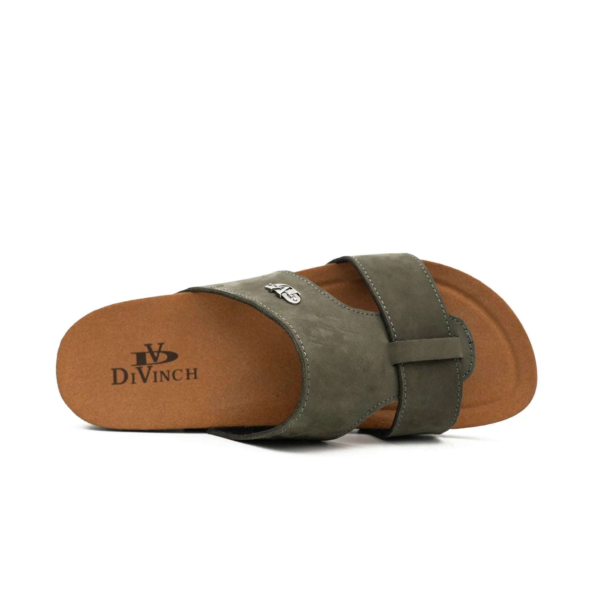DiVinch Adjustable Strap Slides Casual Men's Olive Green
