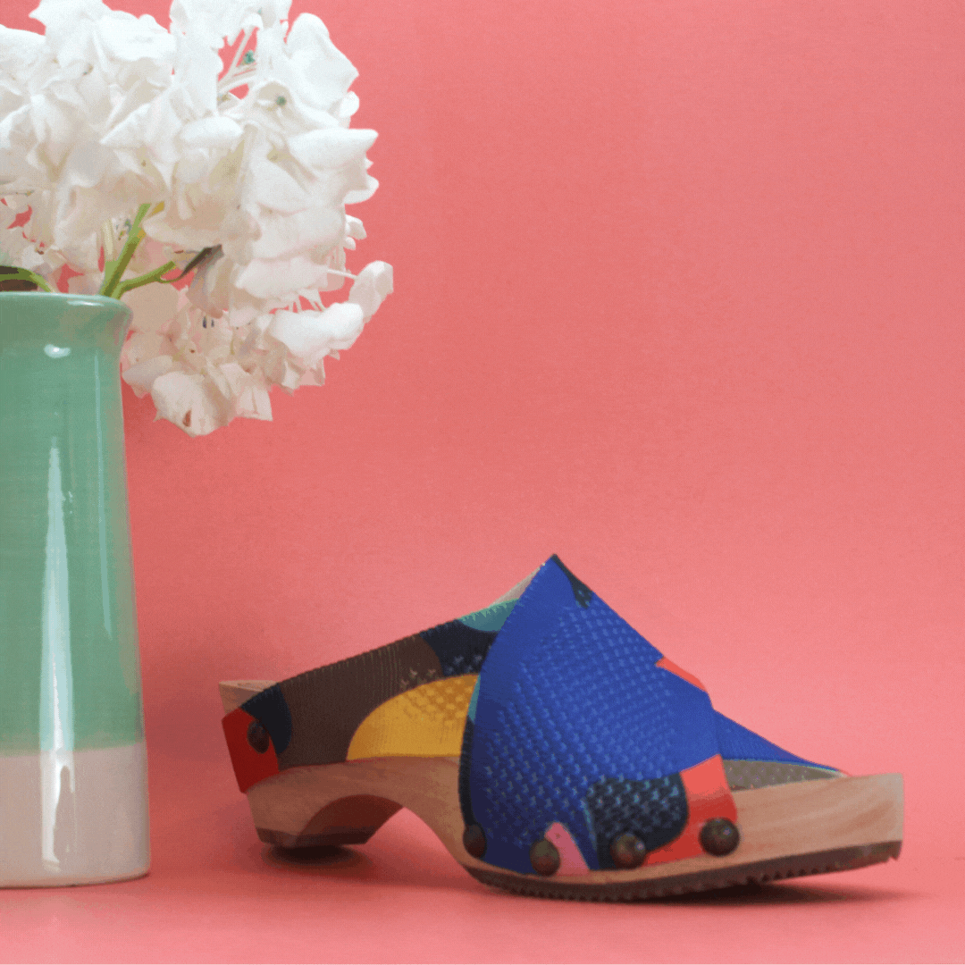 LIBBY - Vivid Dream Platform Clog Sandals