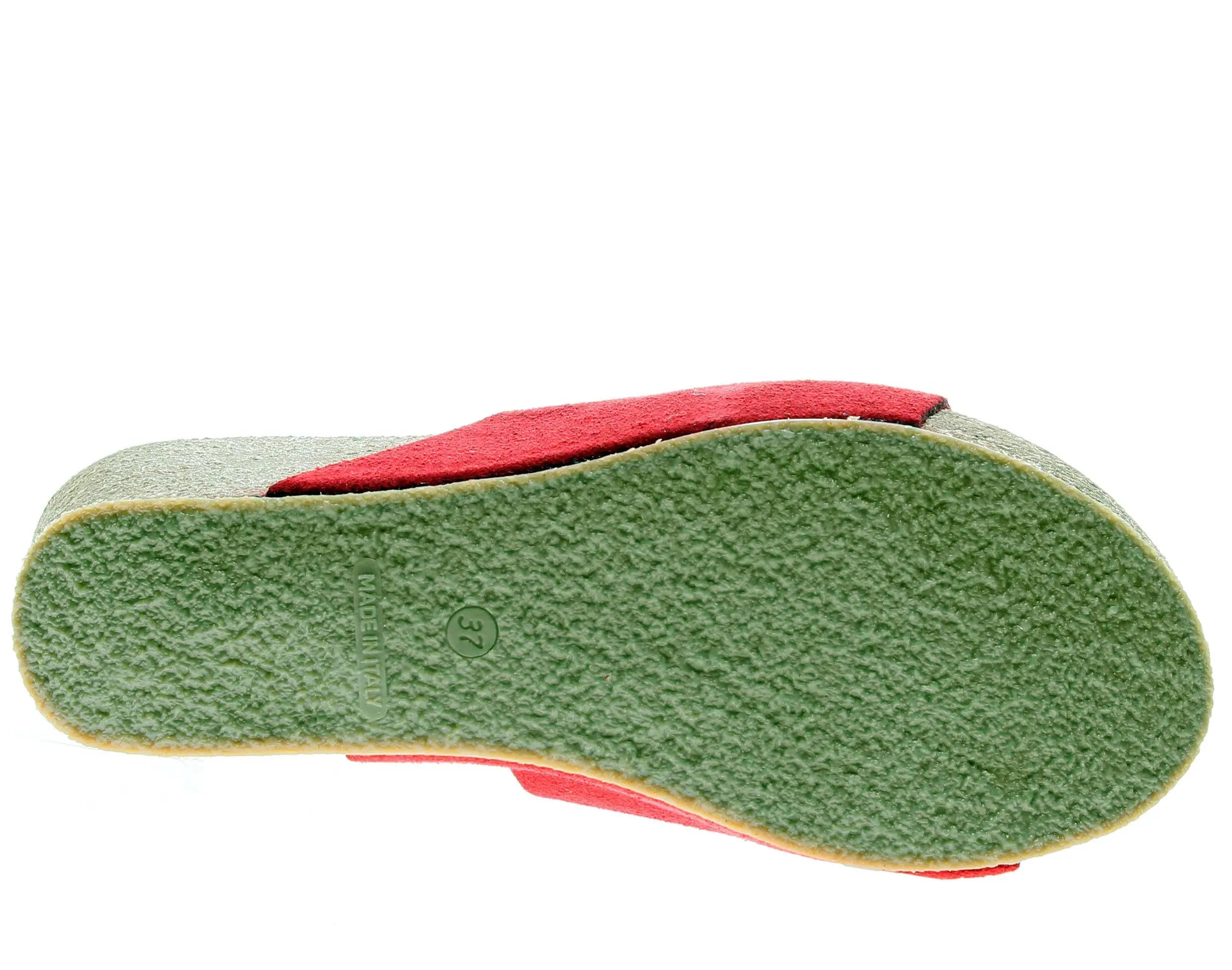 Chocolat Blu Riverside Wedge Sandal Women’s Suede Red