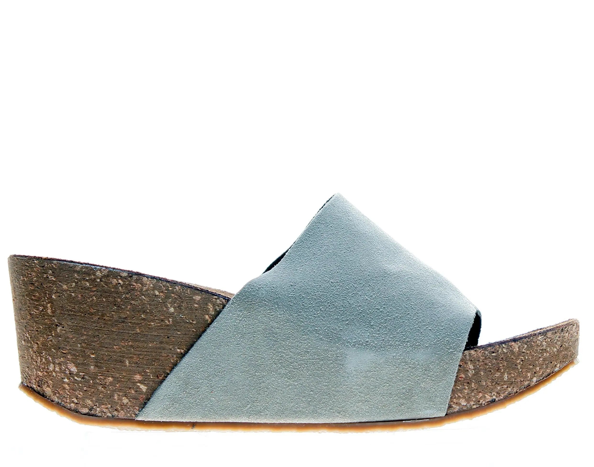 Chocolat Blu Riverside Wedge Sandals Women's Suede Taupe