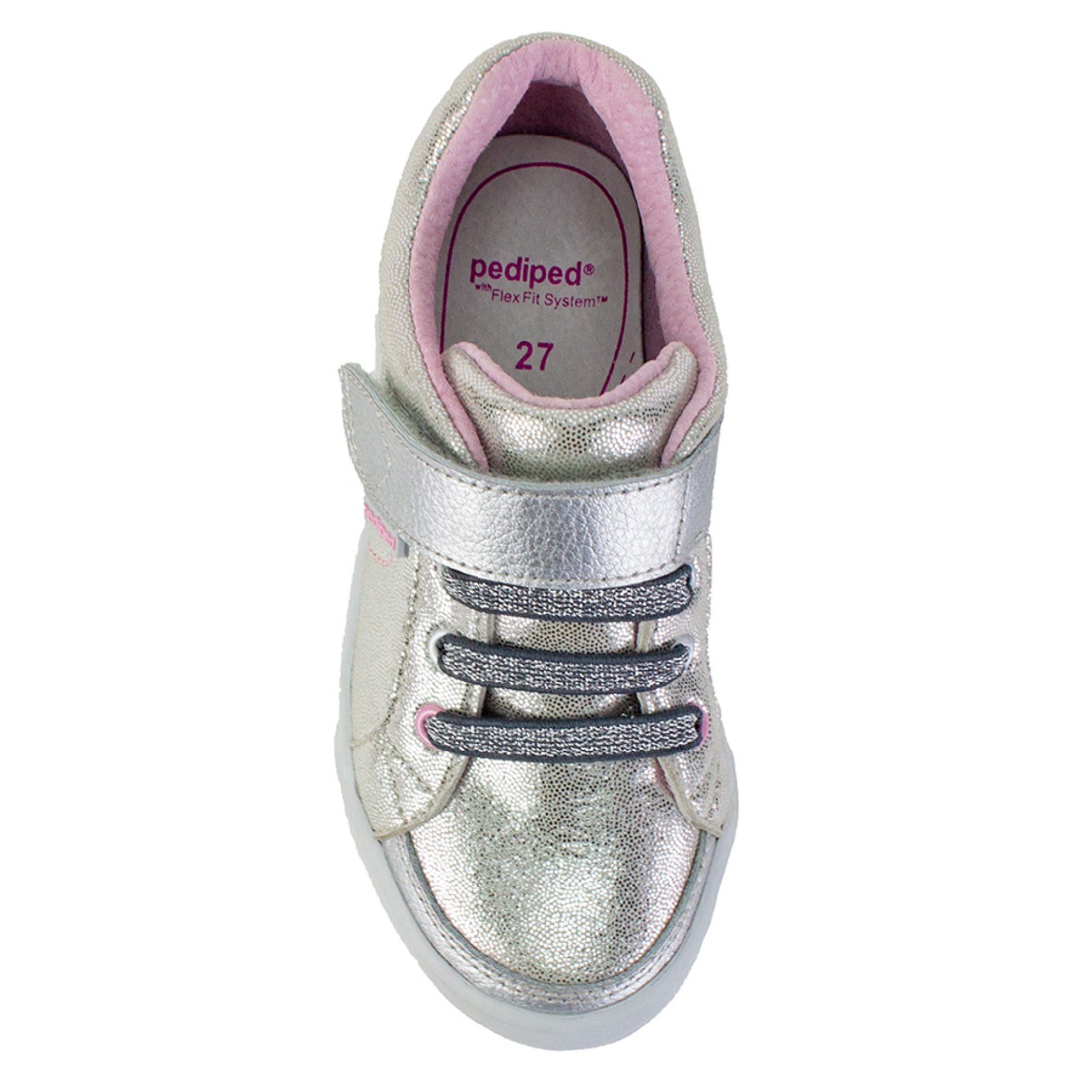 Pediped Shoes Dani Flex® Silver Shimmer