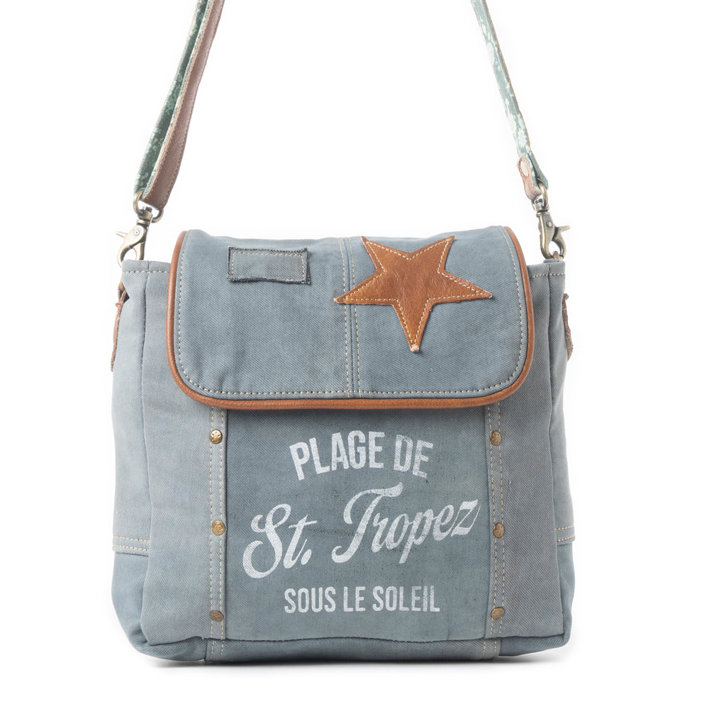 St. Tropez Explorer Shoulder Bag in Blue
